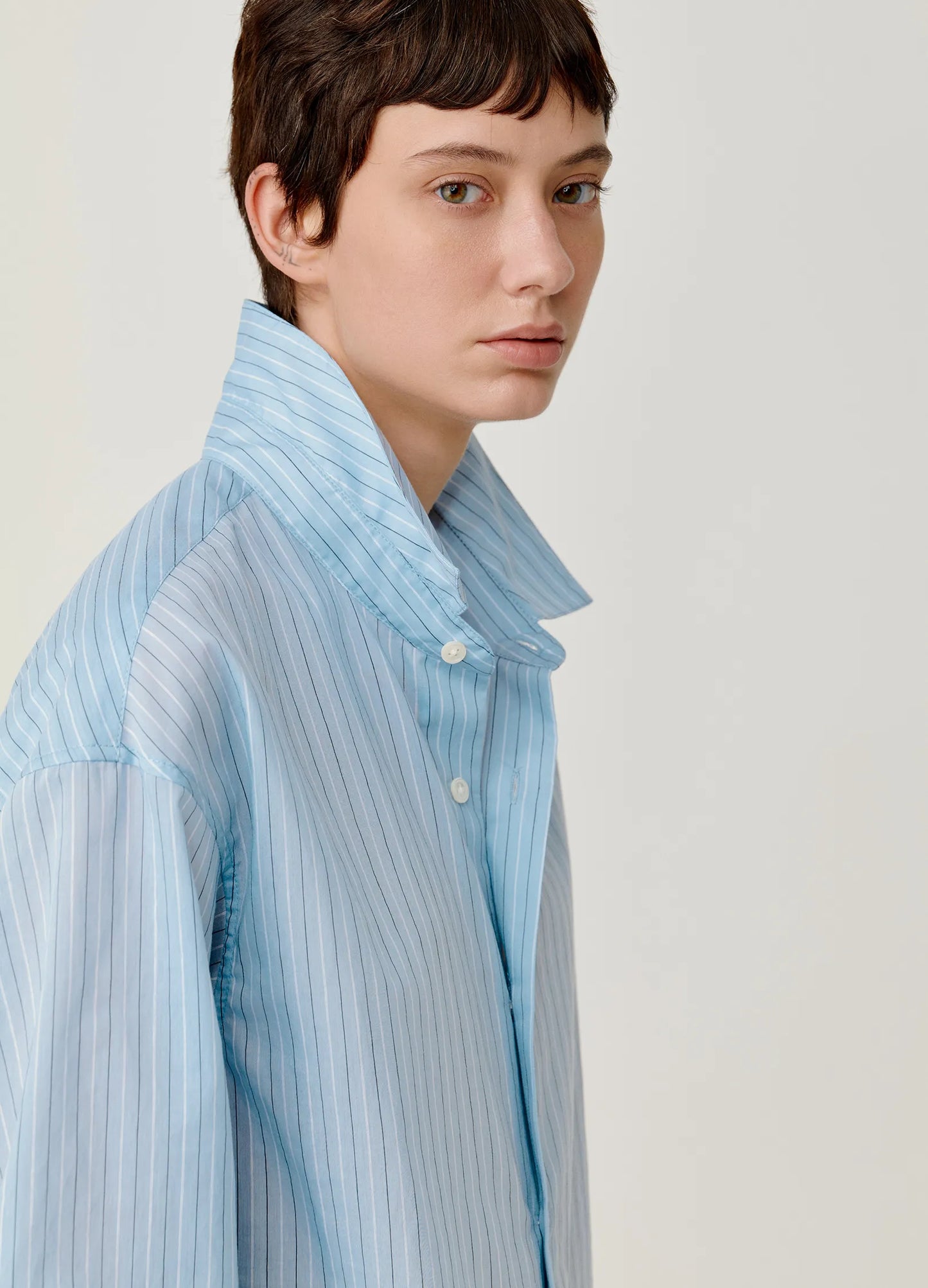 Oversized Pinstripe Shirt