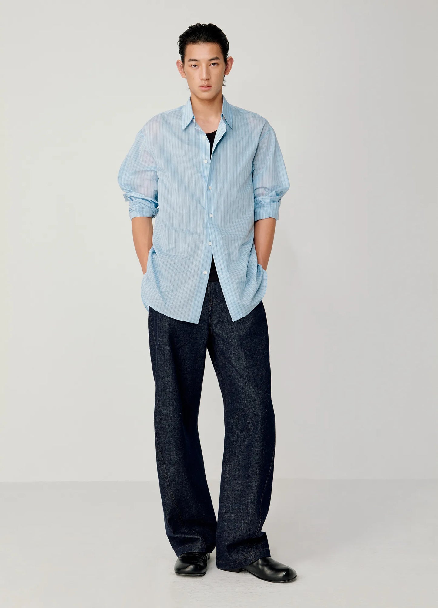 Oversized Pinstripe Shirt