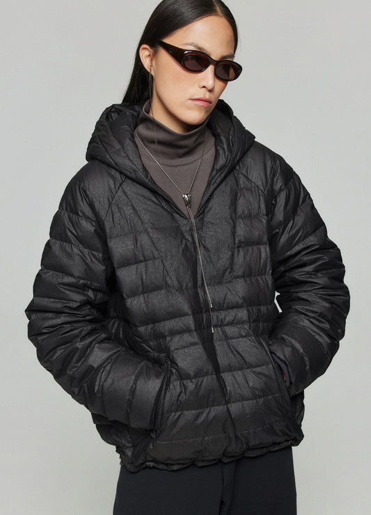 Pullover Hooded Down Jacket