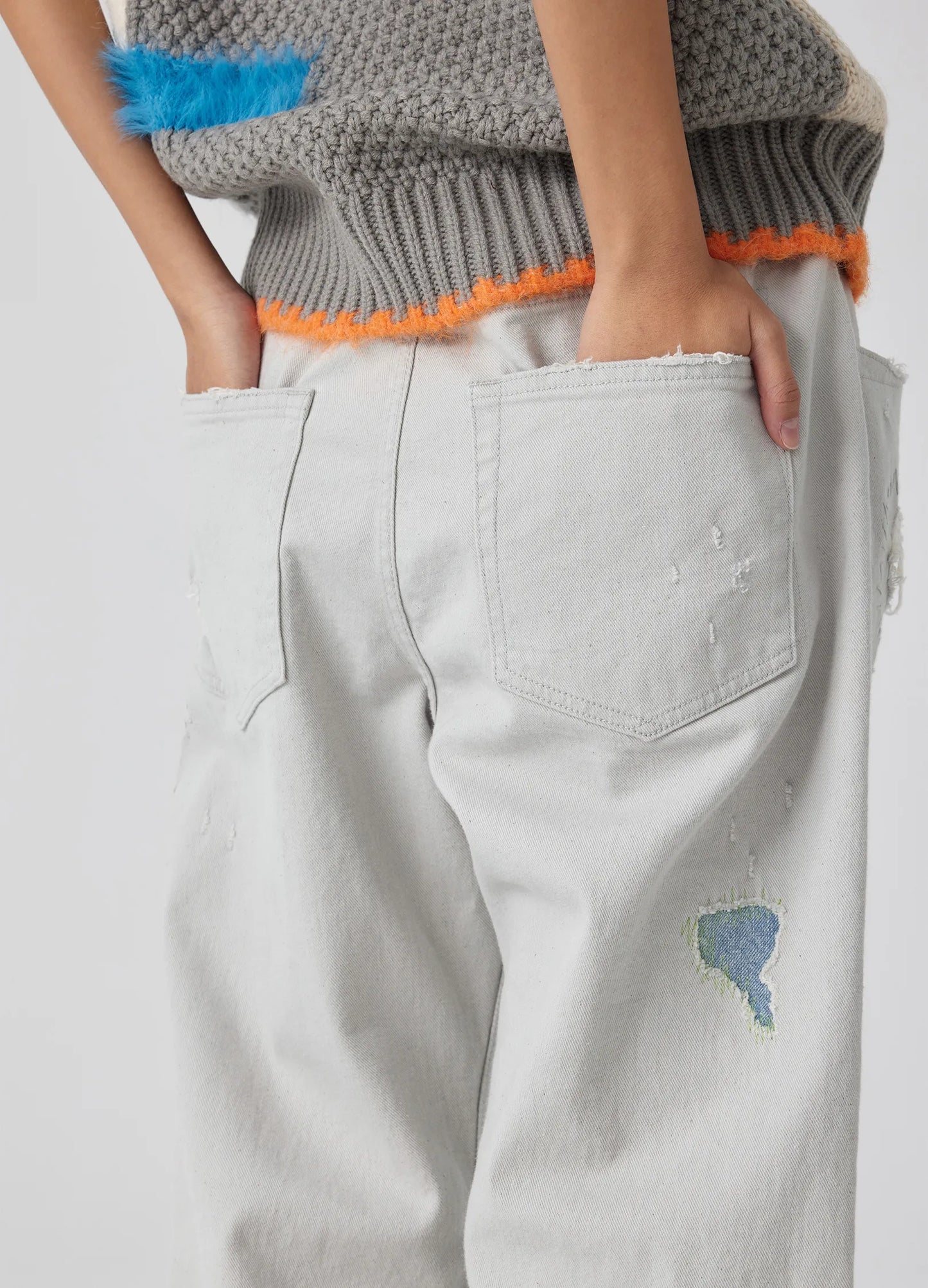 Patchwork Light Denims