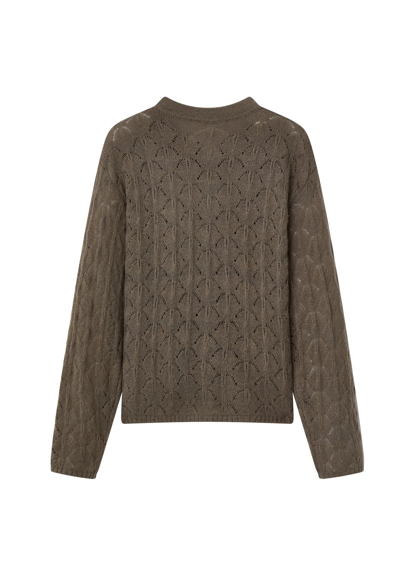 Pattern Wool Cardigan