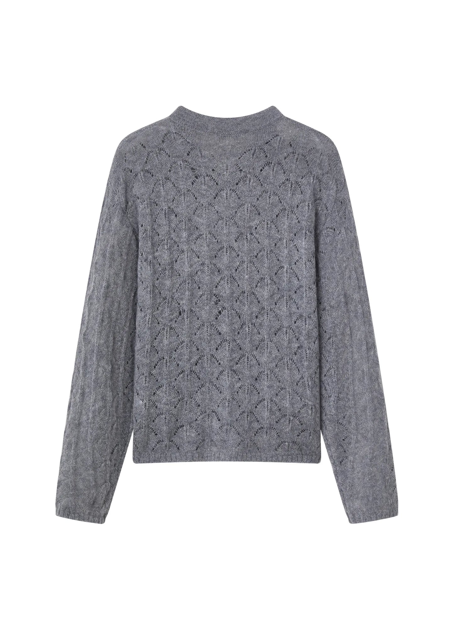 Pattern Wool Cardigan