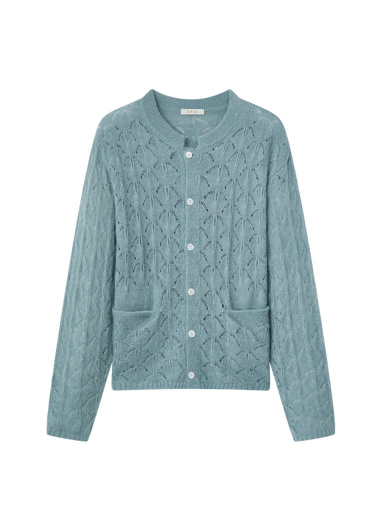 Pattern Wool Cardigan