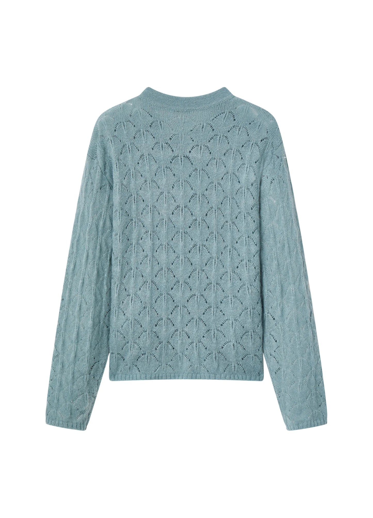 Pattern Wool Cardigan