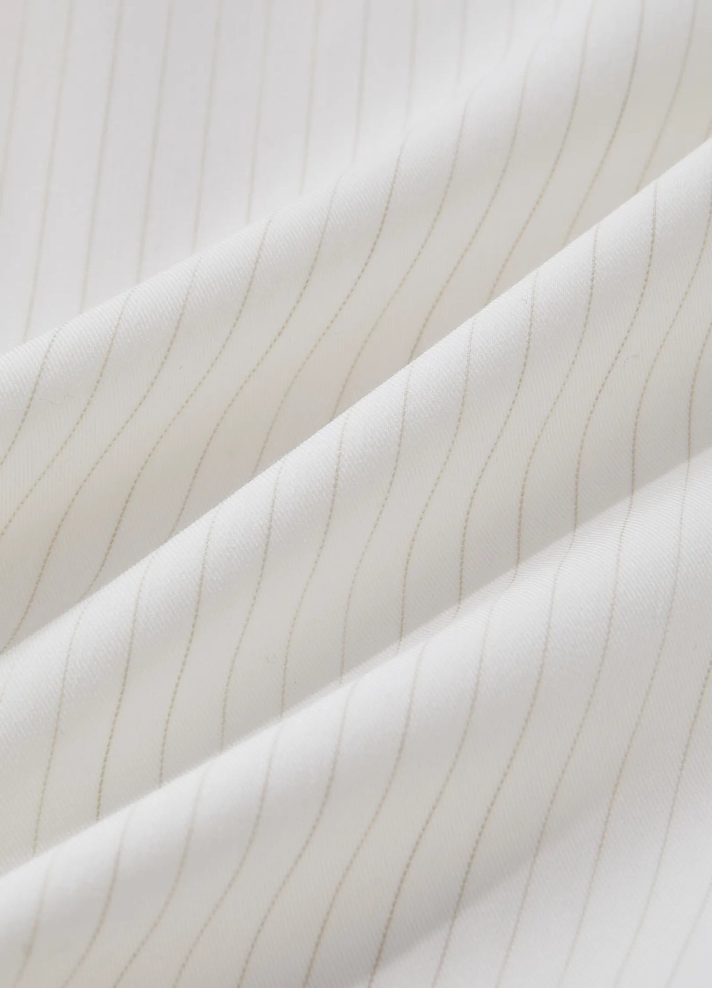 Pinstripe Extended Shirt