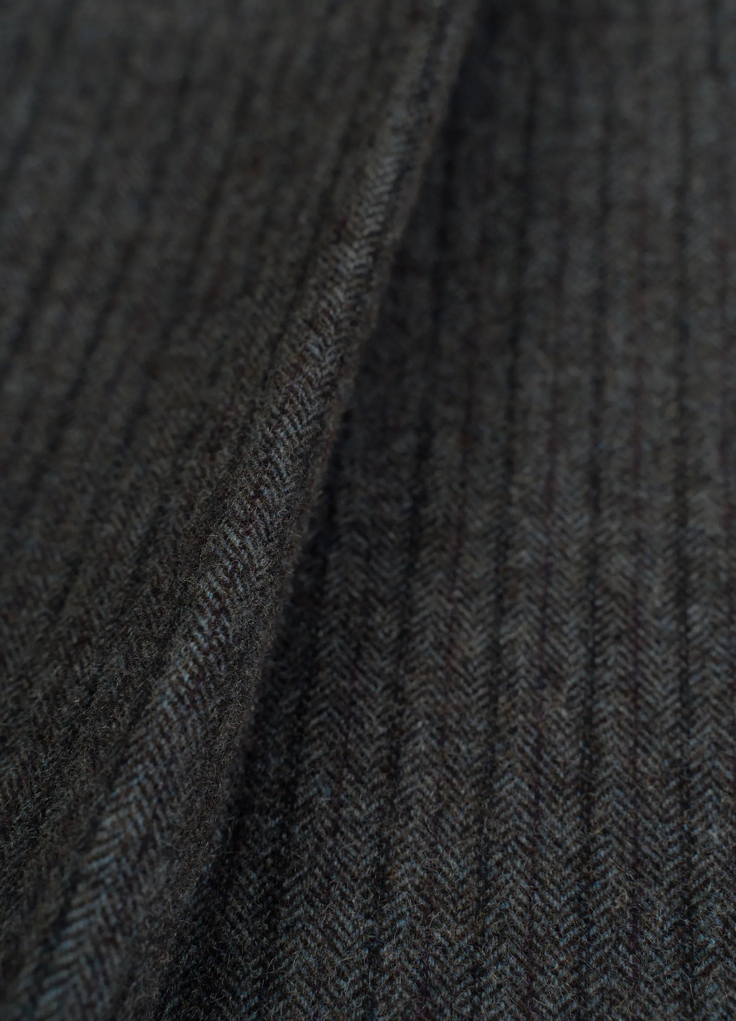 Pinstripe Wool Skirt