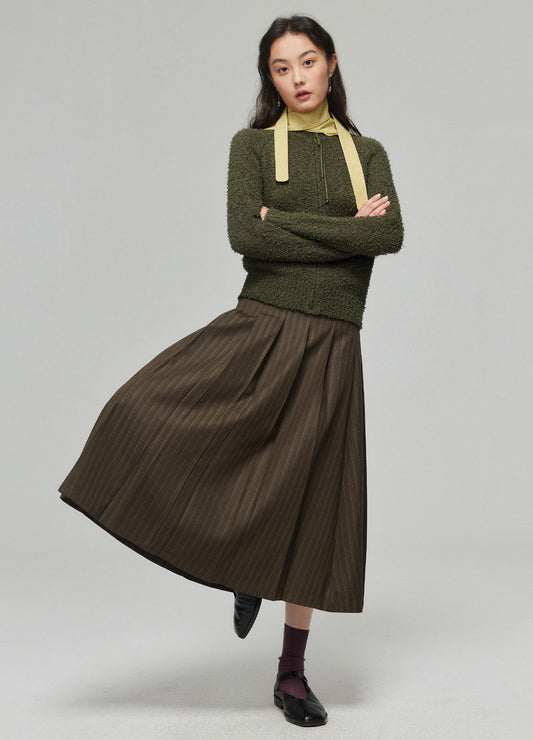 Pinstripe Skirt