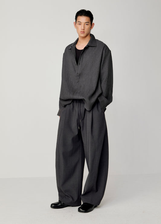 Pleated Casual Shirt