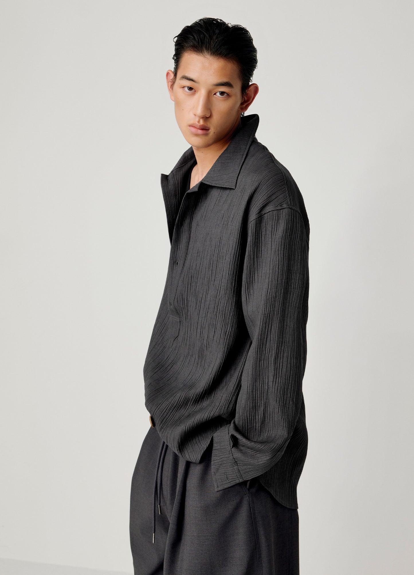 Pleated Casual Shirt