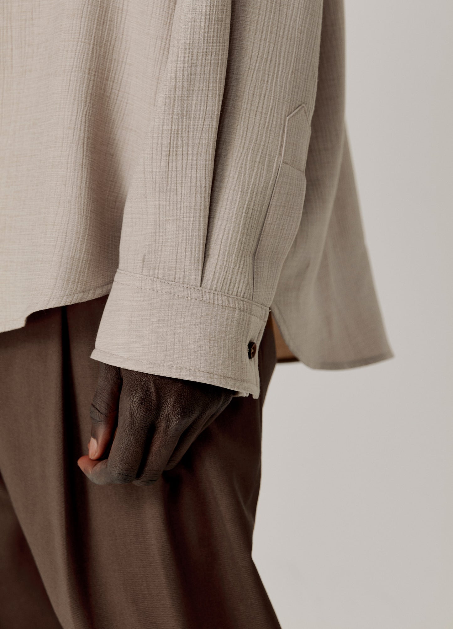 Pleated Casual Shirt