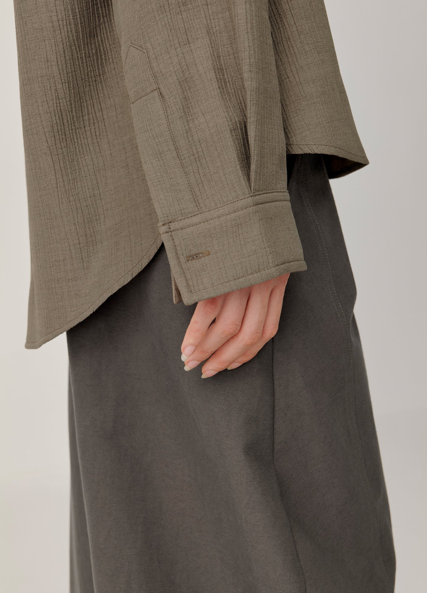 Pleated Casual Shirt