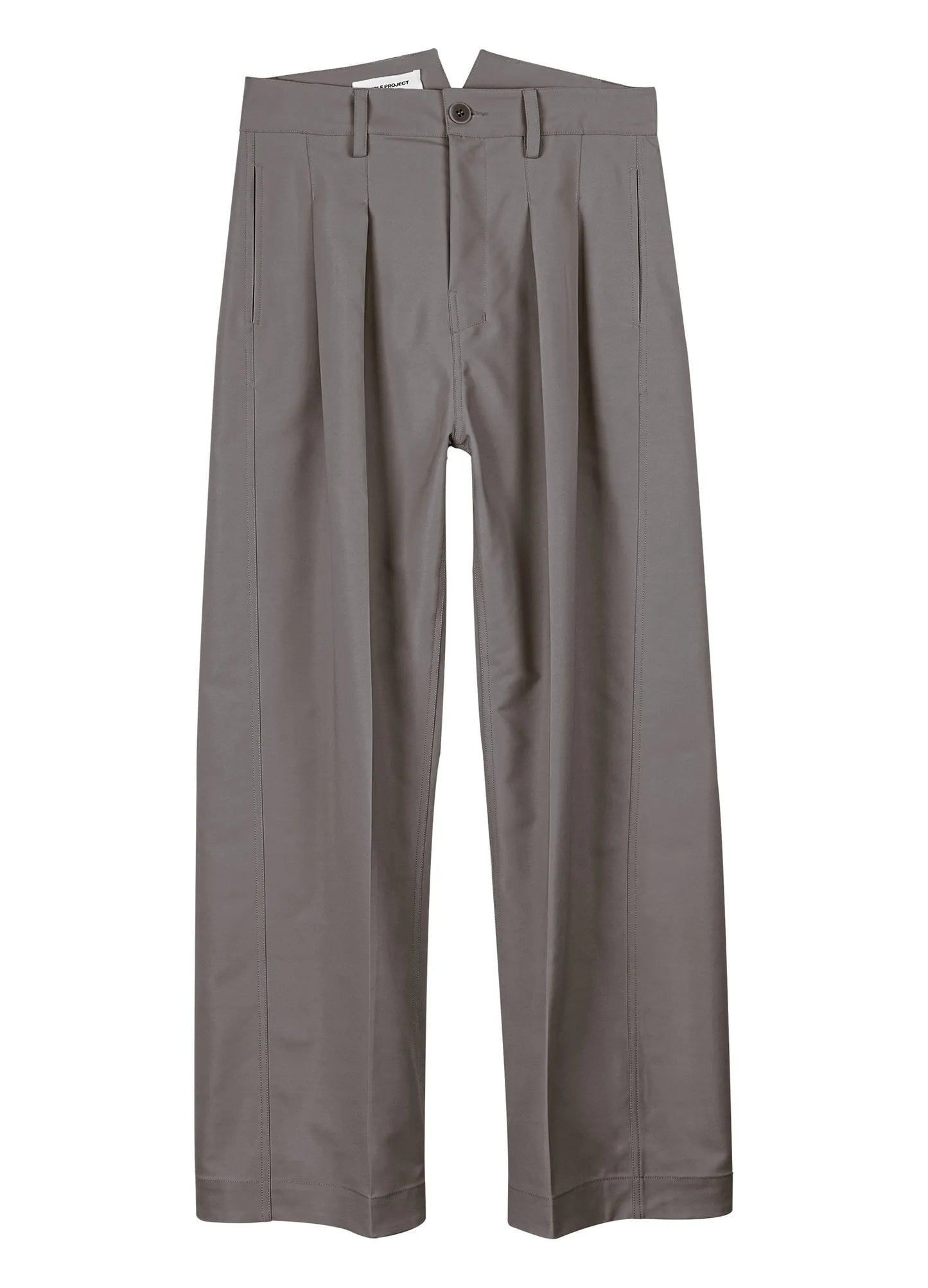 Pleated Light Cotton Trousers