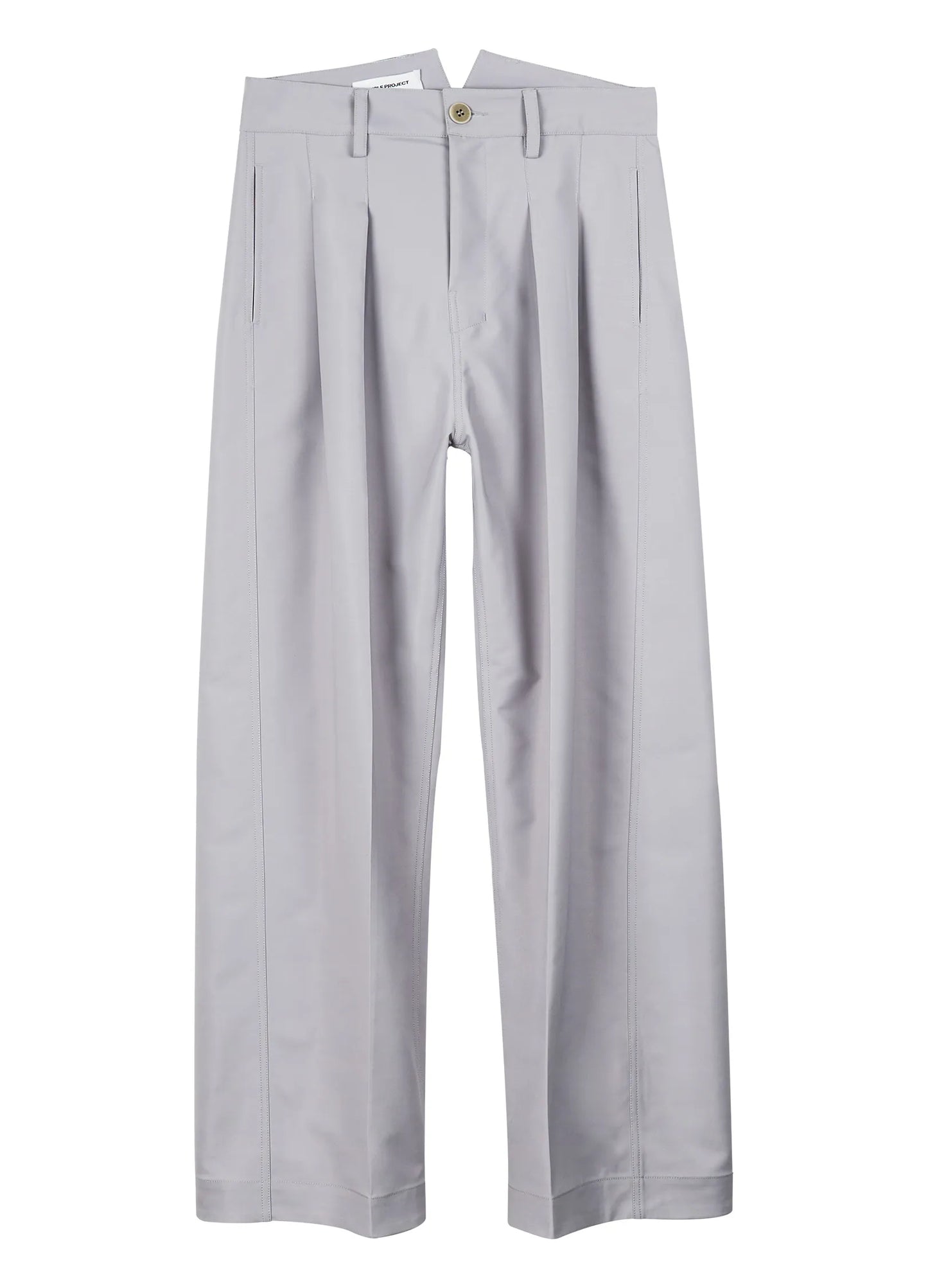 Pleated Light Cotton Trousers