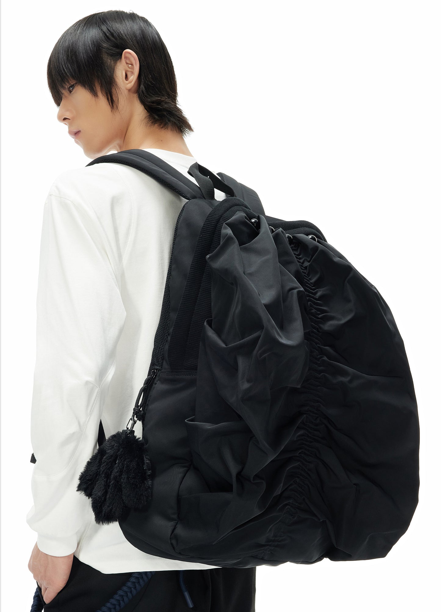 Pleated Backpack