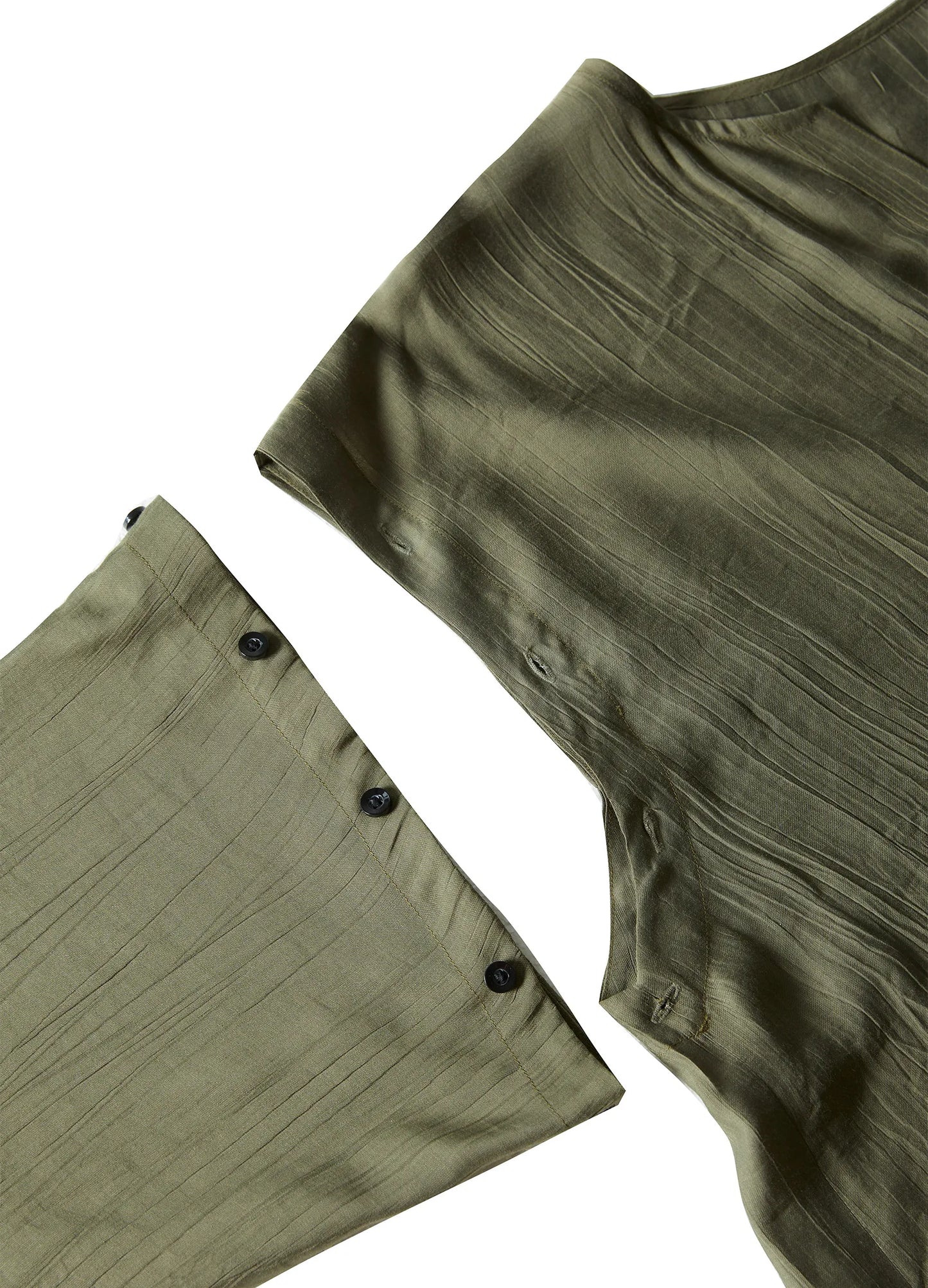 Pleated Detachable Shirt