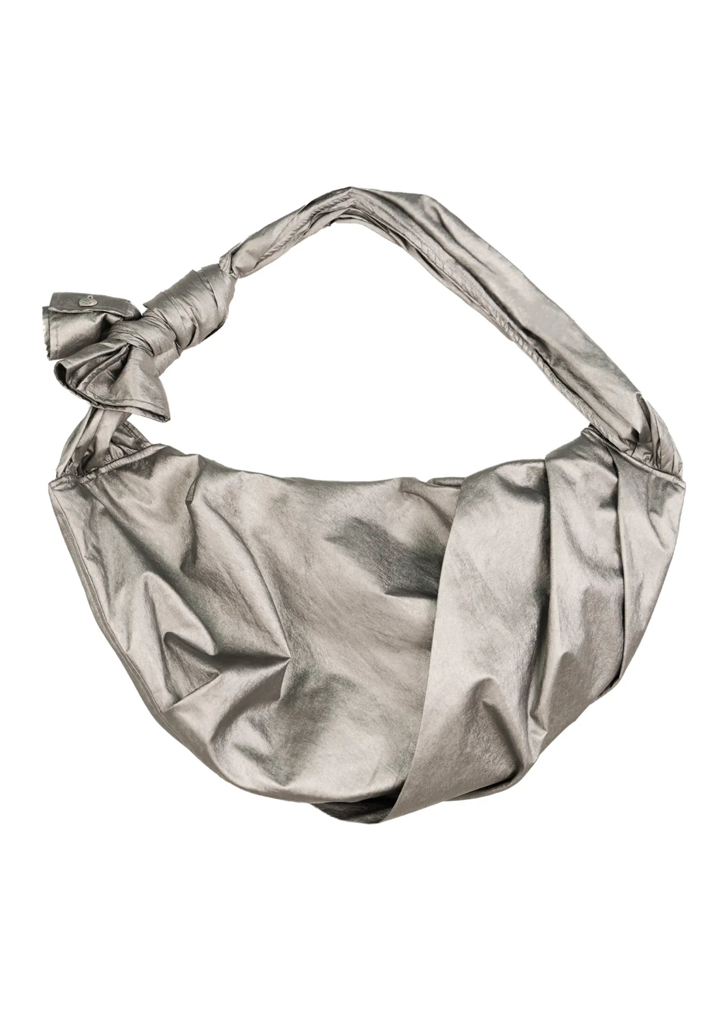 Pleated Reflective Sling Bag