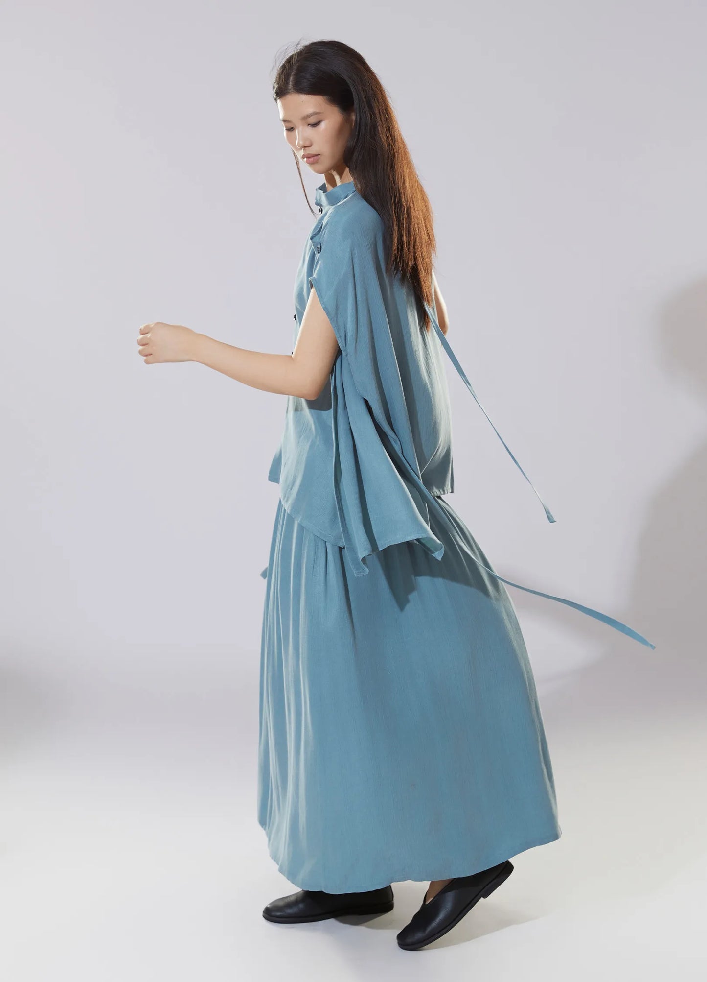 Pleated Wave Shirt