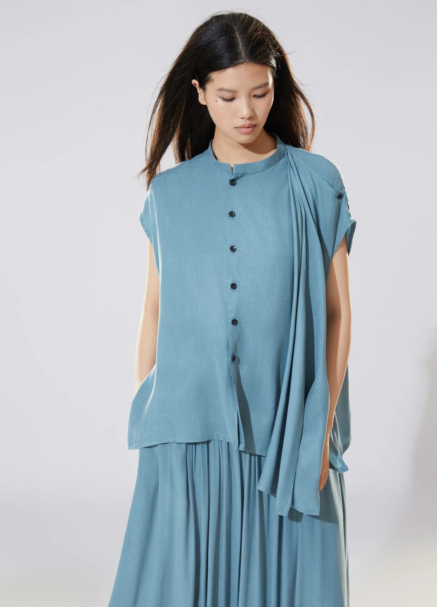 Pleated Wave Shirt