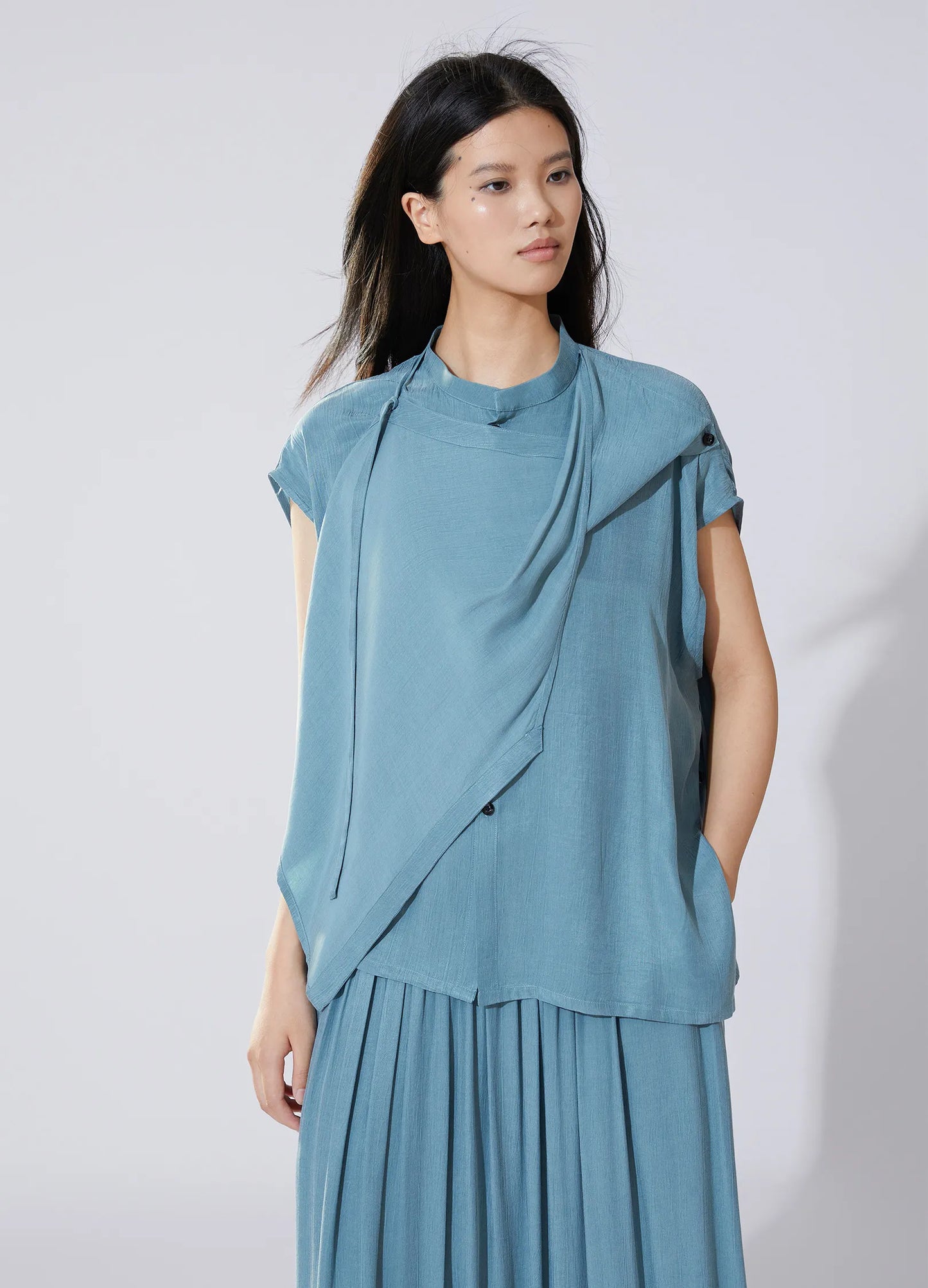 Pleated Wave Shirt