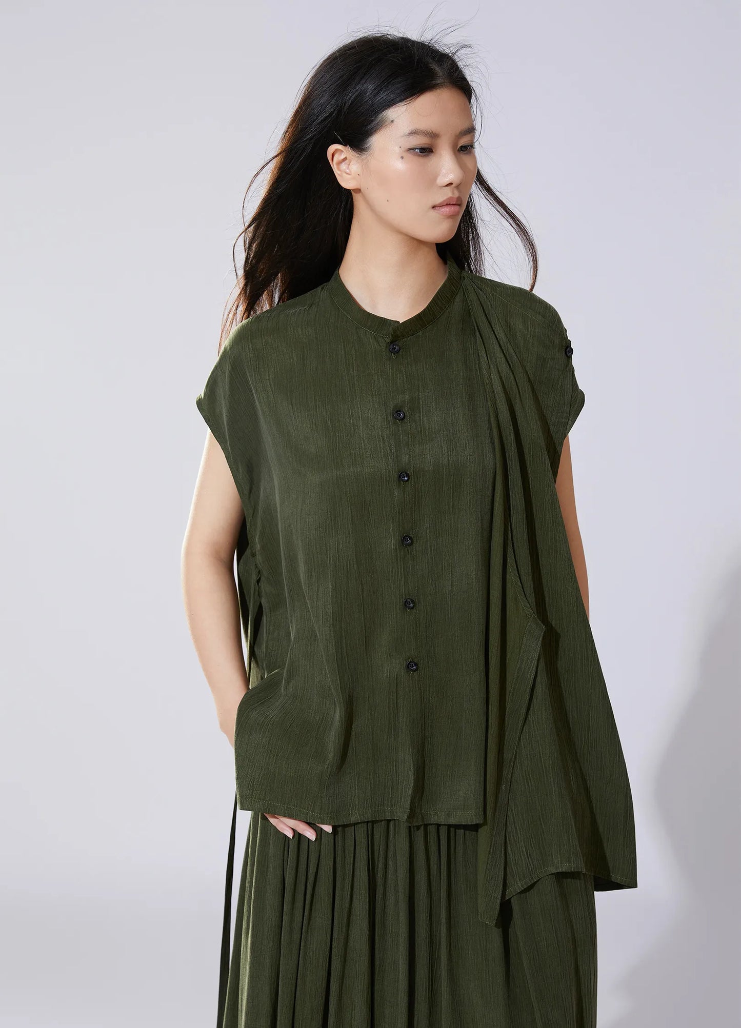 Pleated Wave Shirt