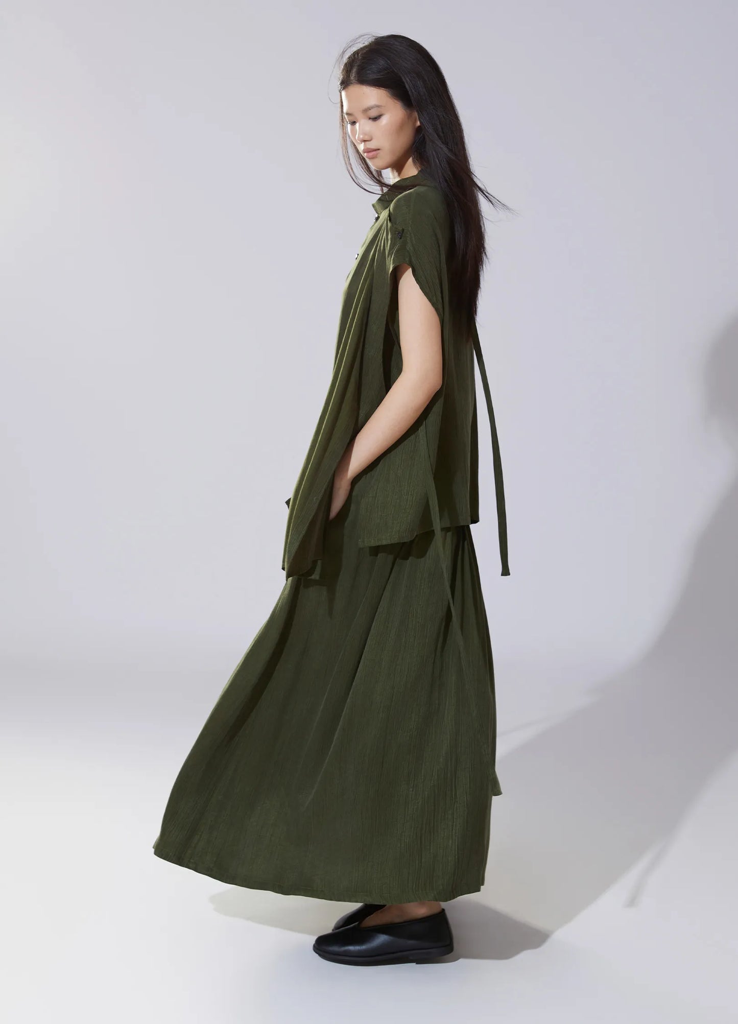 Pleated Wave Shirt