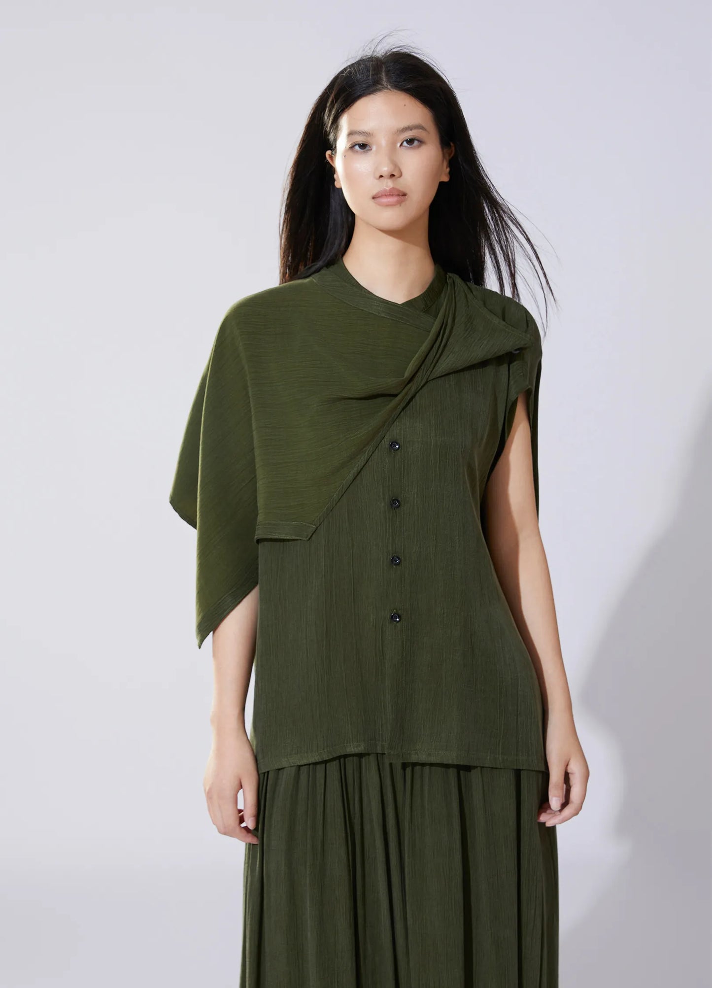 Pleated Wave Shirt