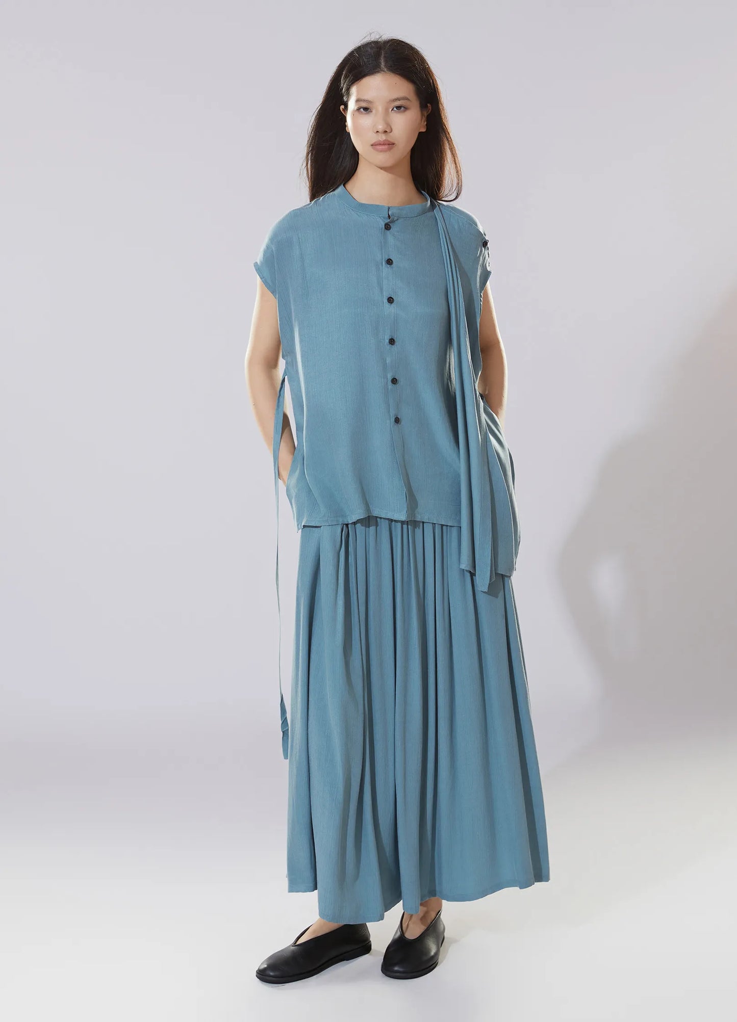 Pleated Wave Shirt