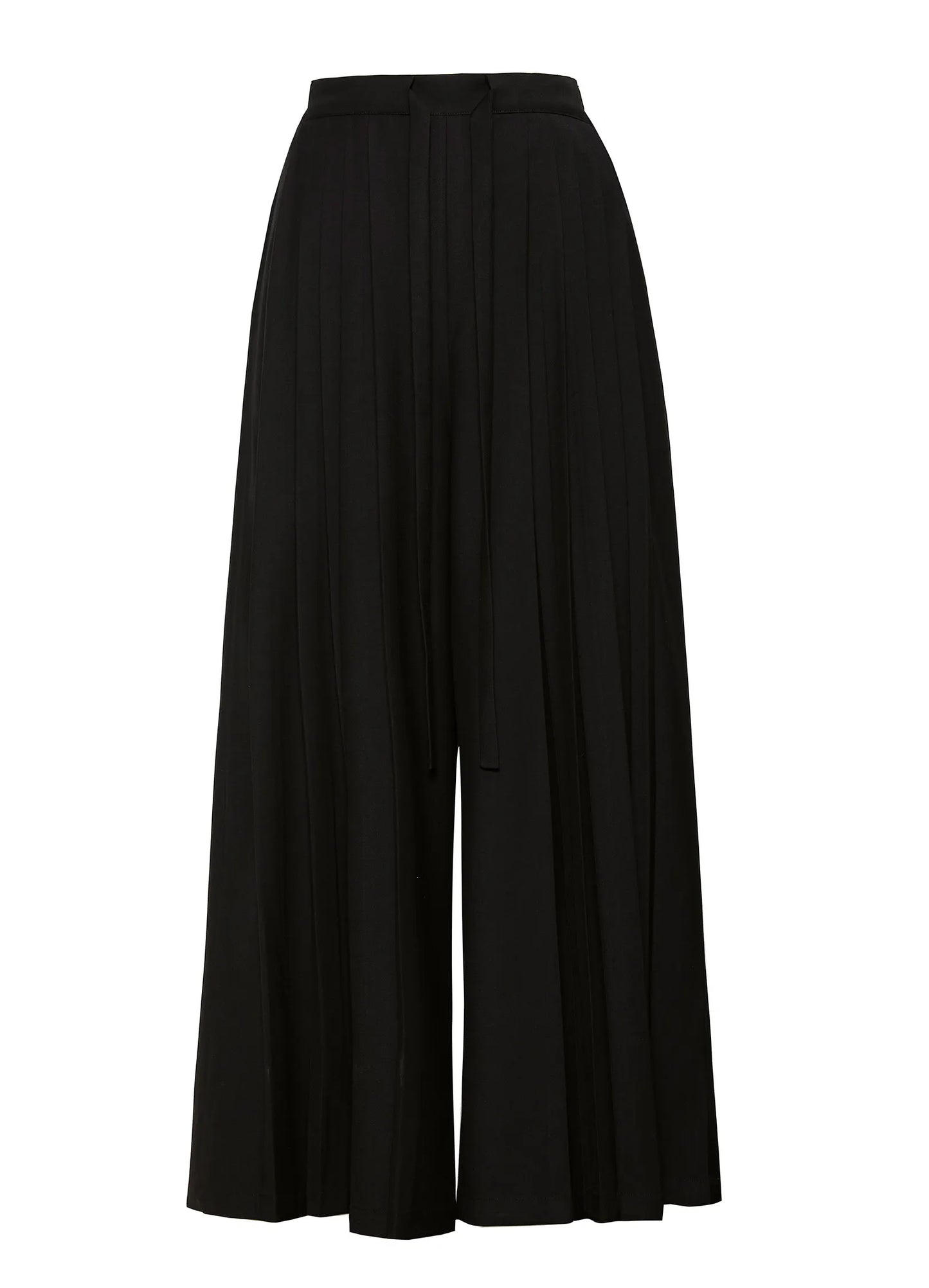 Pleated Wide Leg Trousers