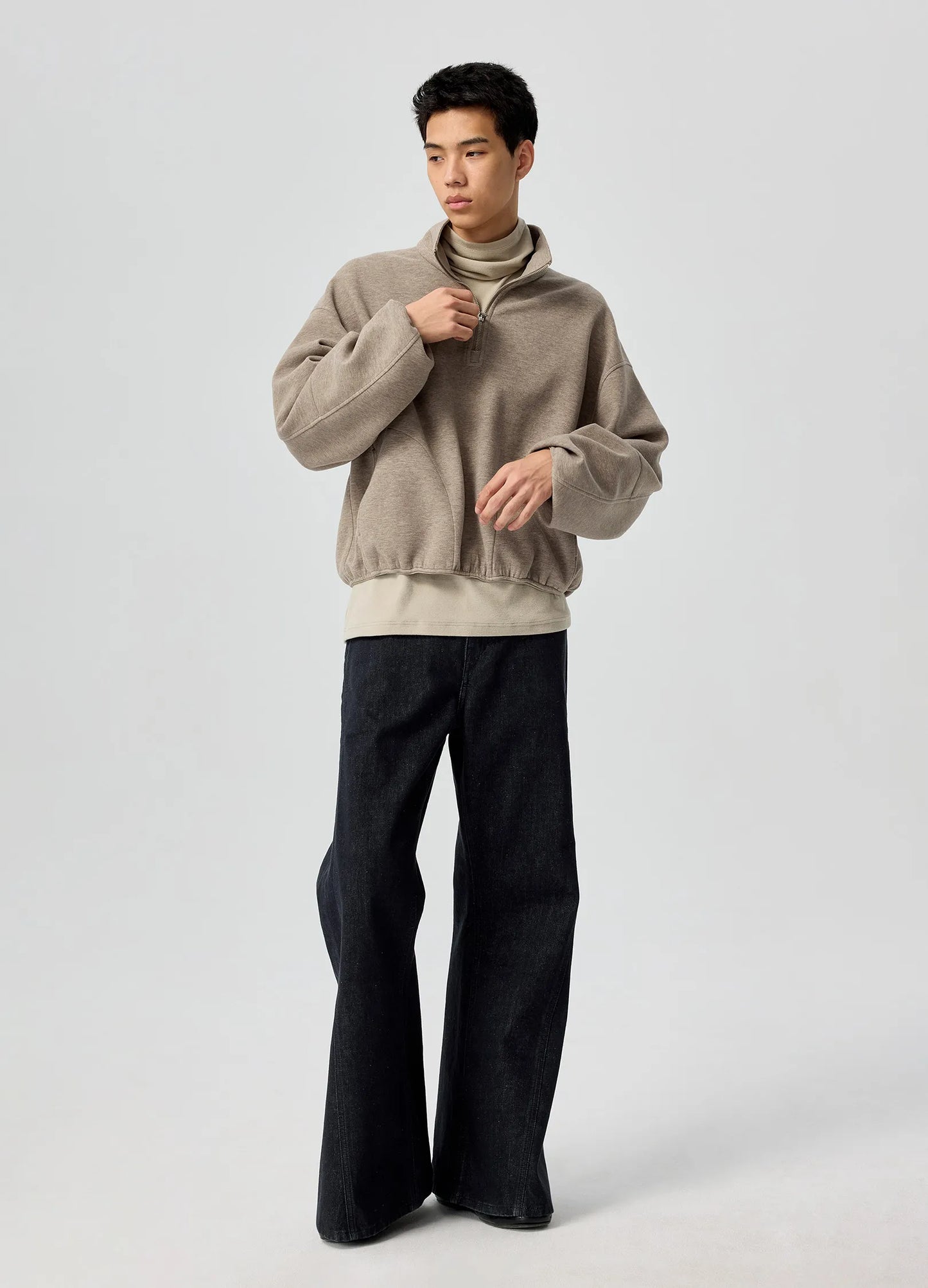 Puff Quarter Zip Hoodie