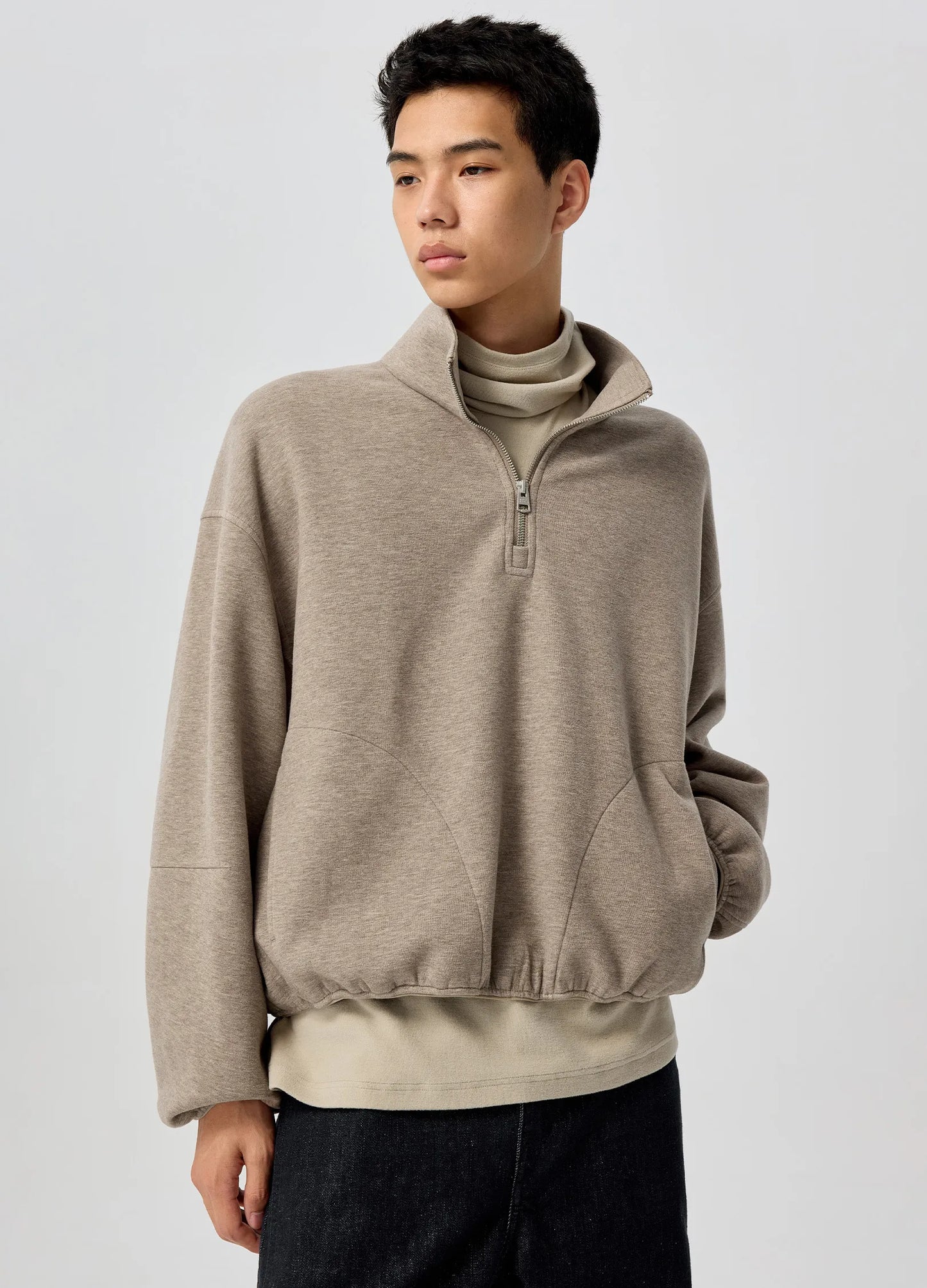 Puff Quarter Zip Hoodie