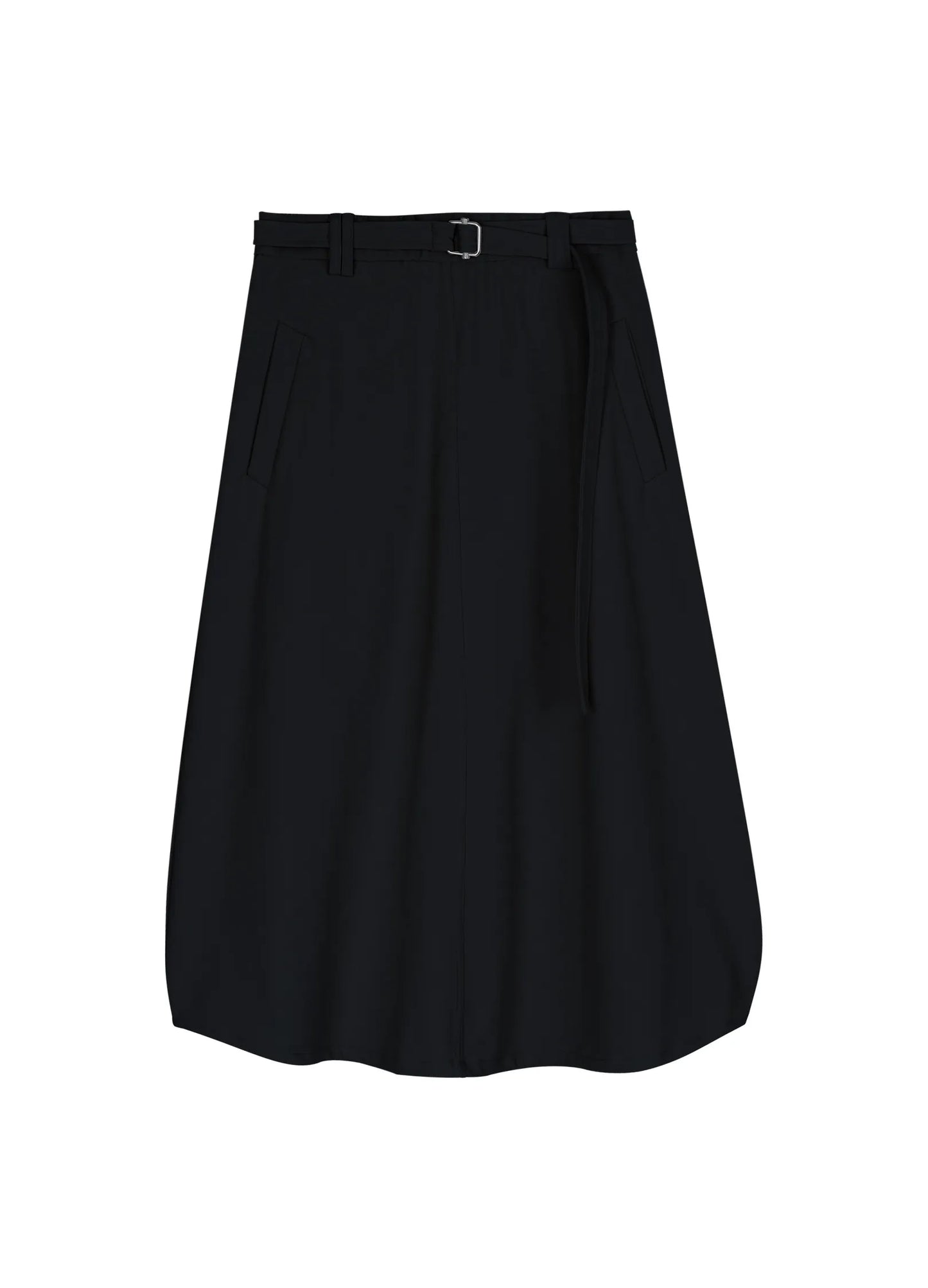 Puff Split Skirt