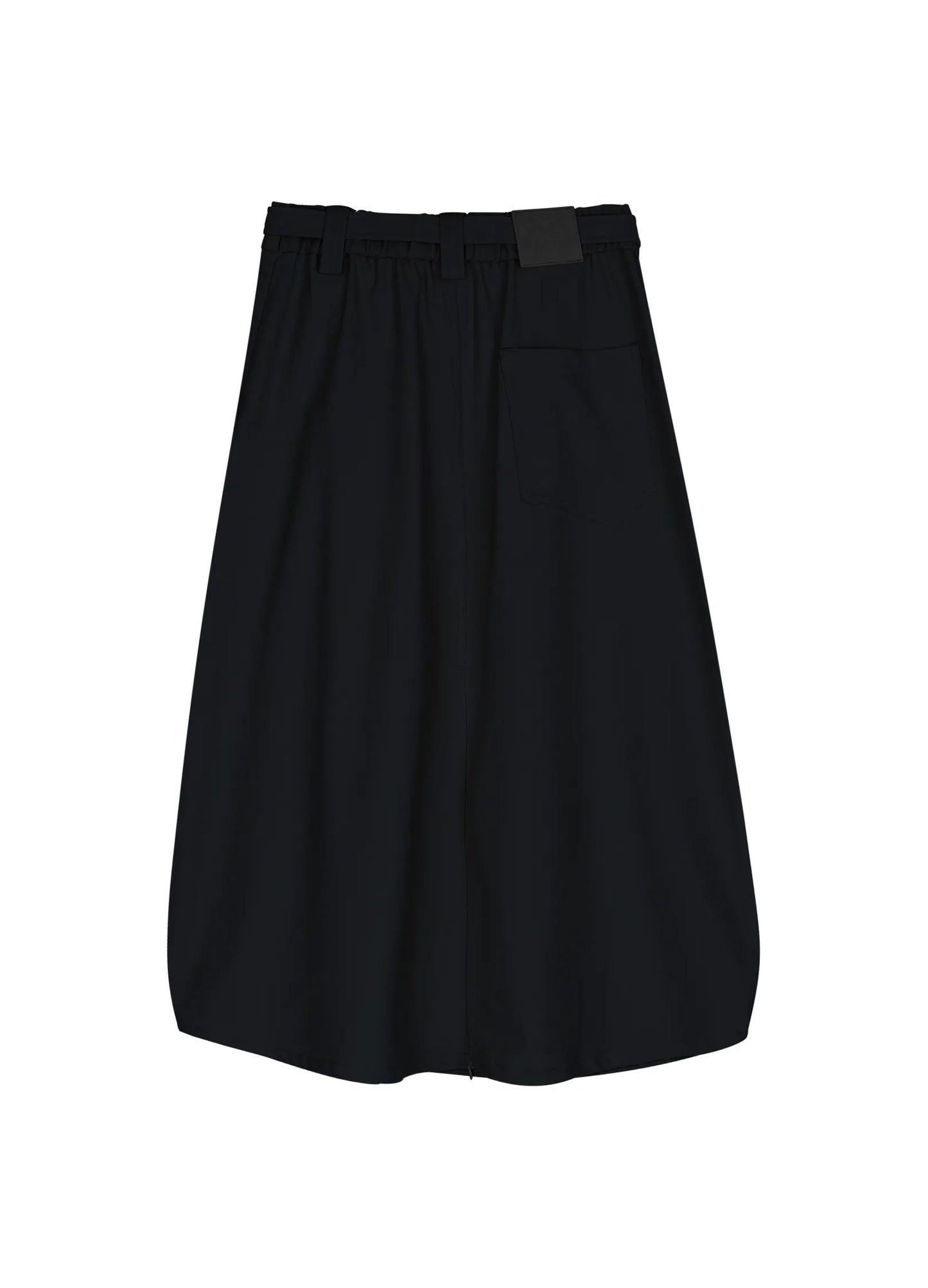 Puff Split Skirt