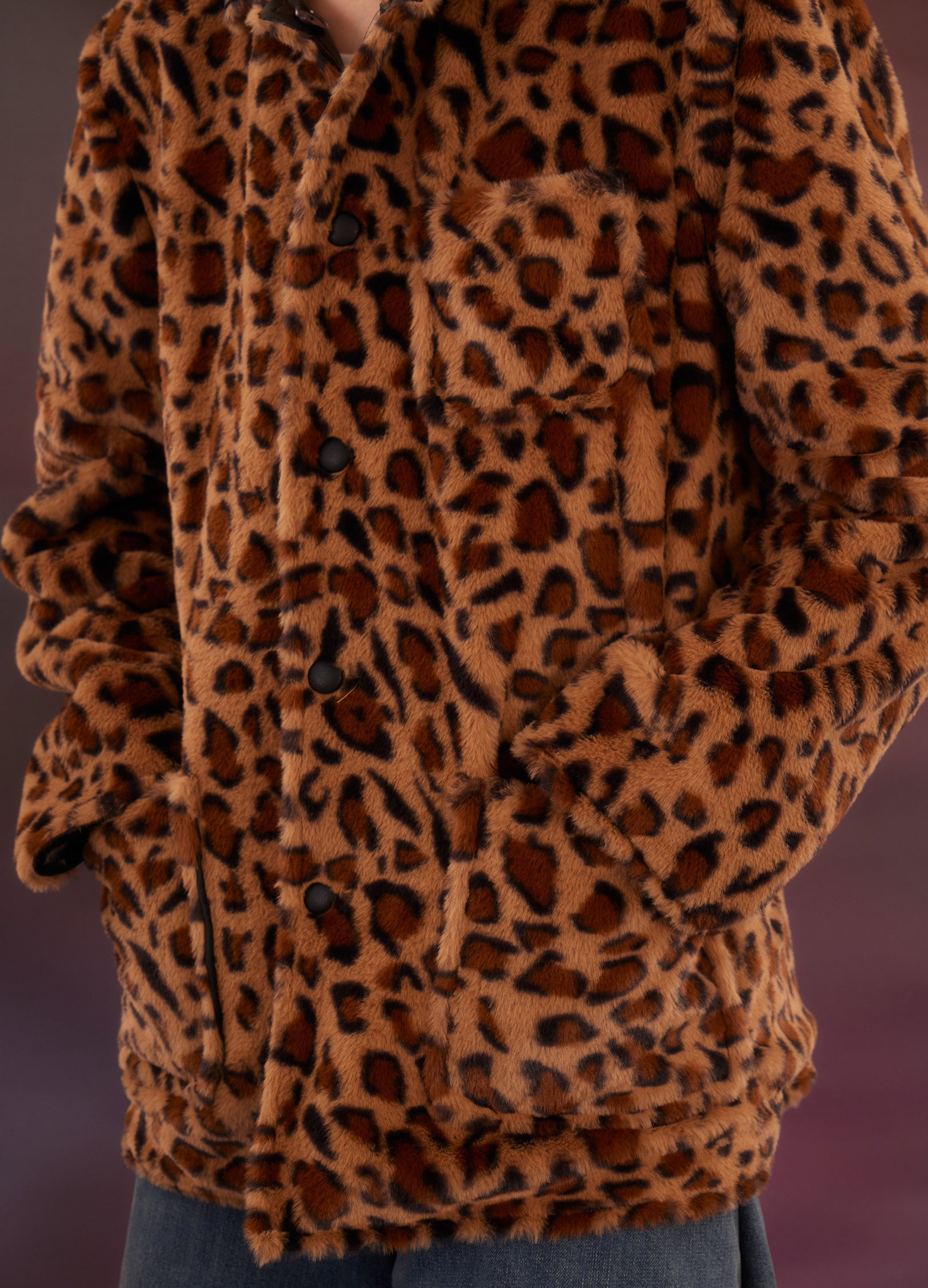 Reversible Leopard Jacket