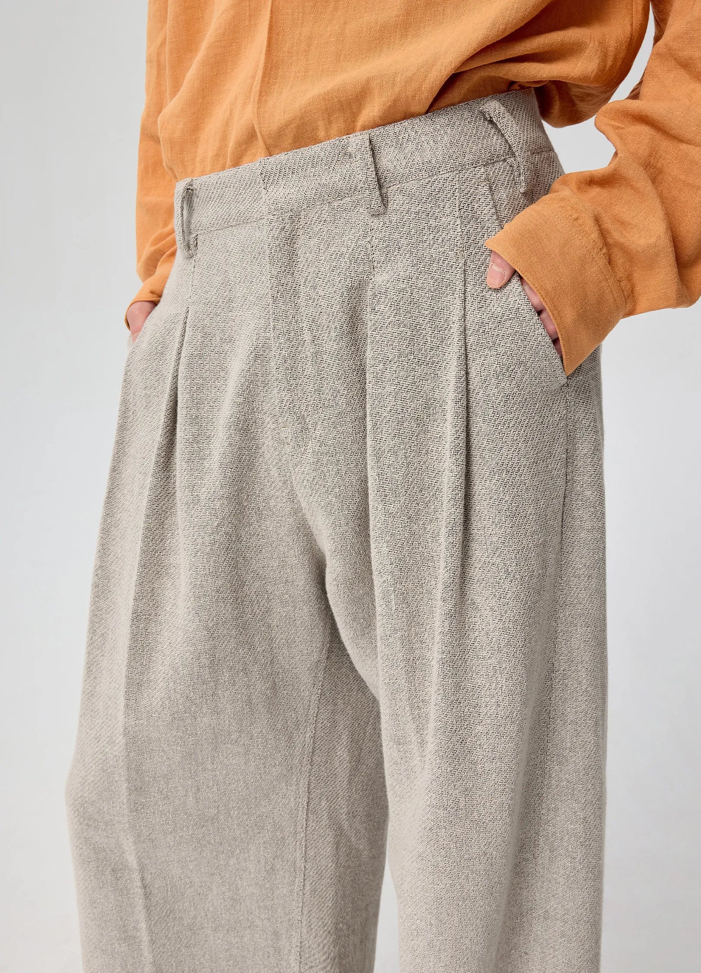 Raw Linen Trousers