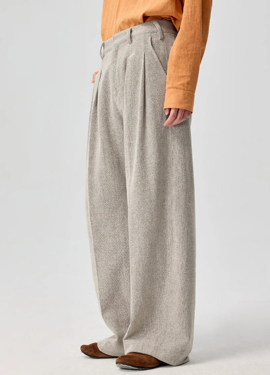 Raw Linen Trousers