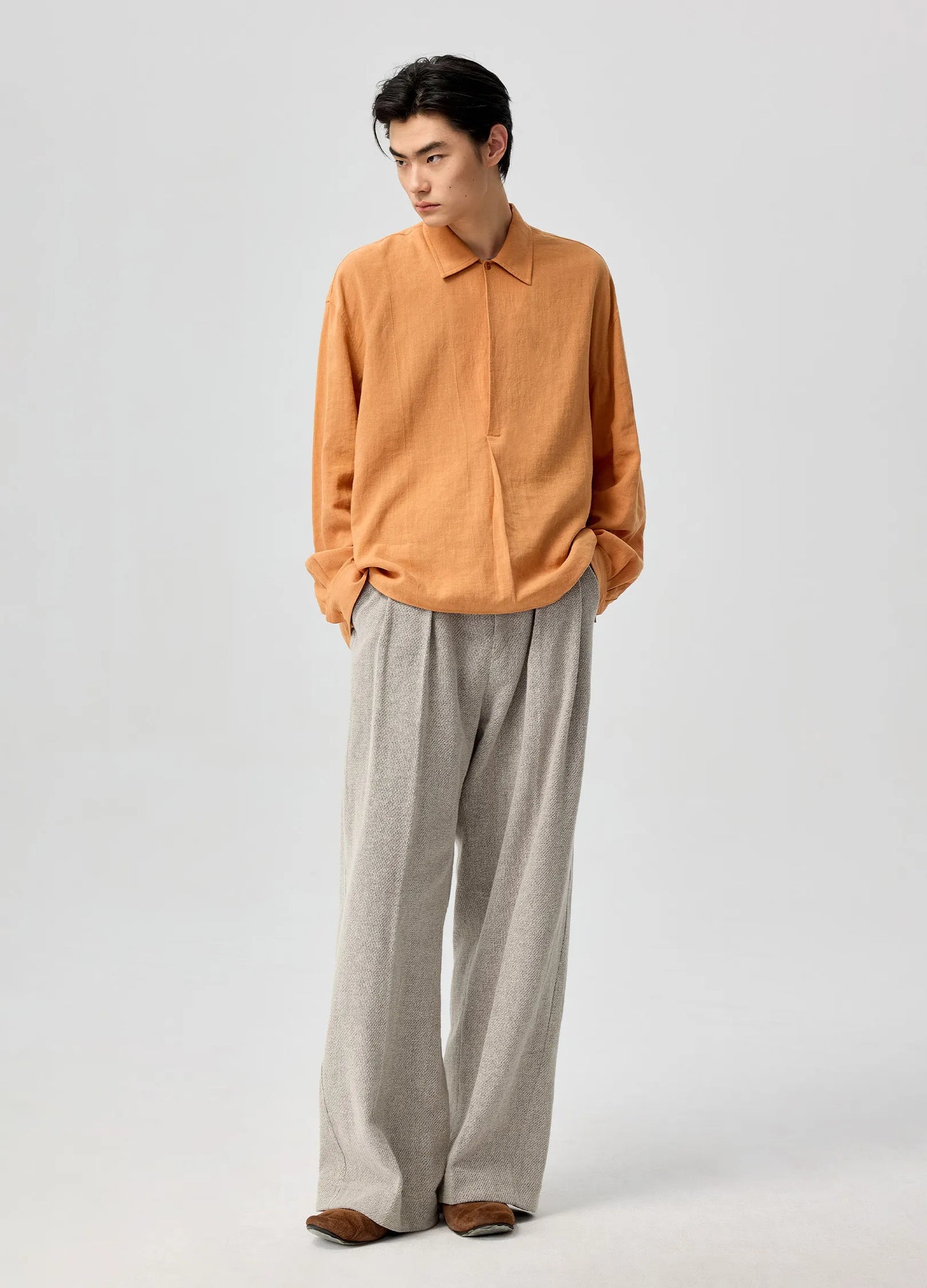 Raw Linen Trousers