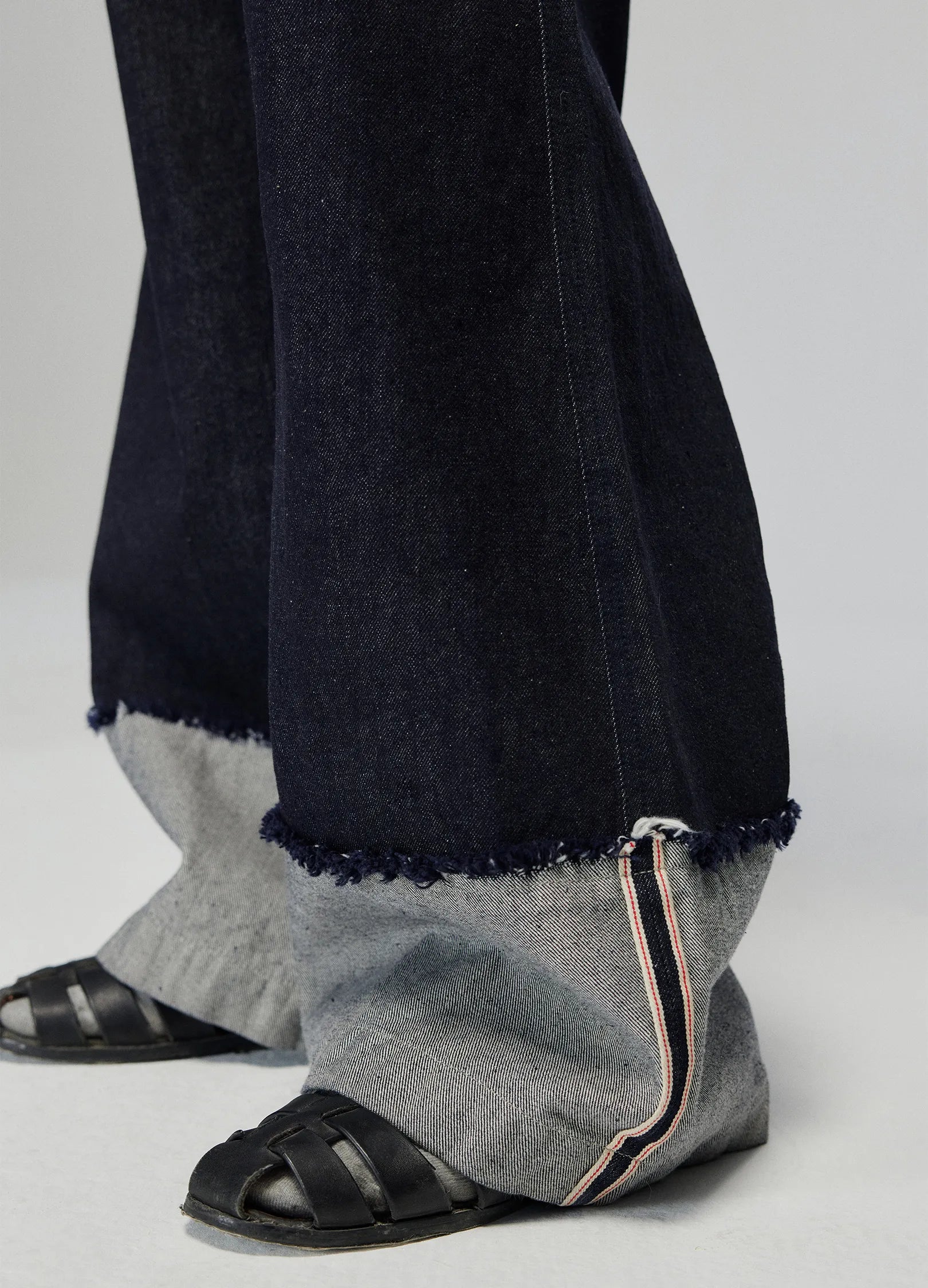 Raw Edge Cuff Denim – VERSEAS