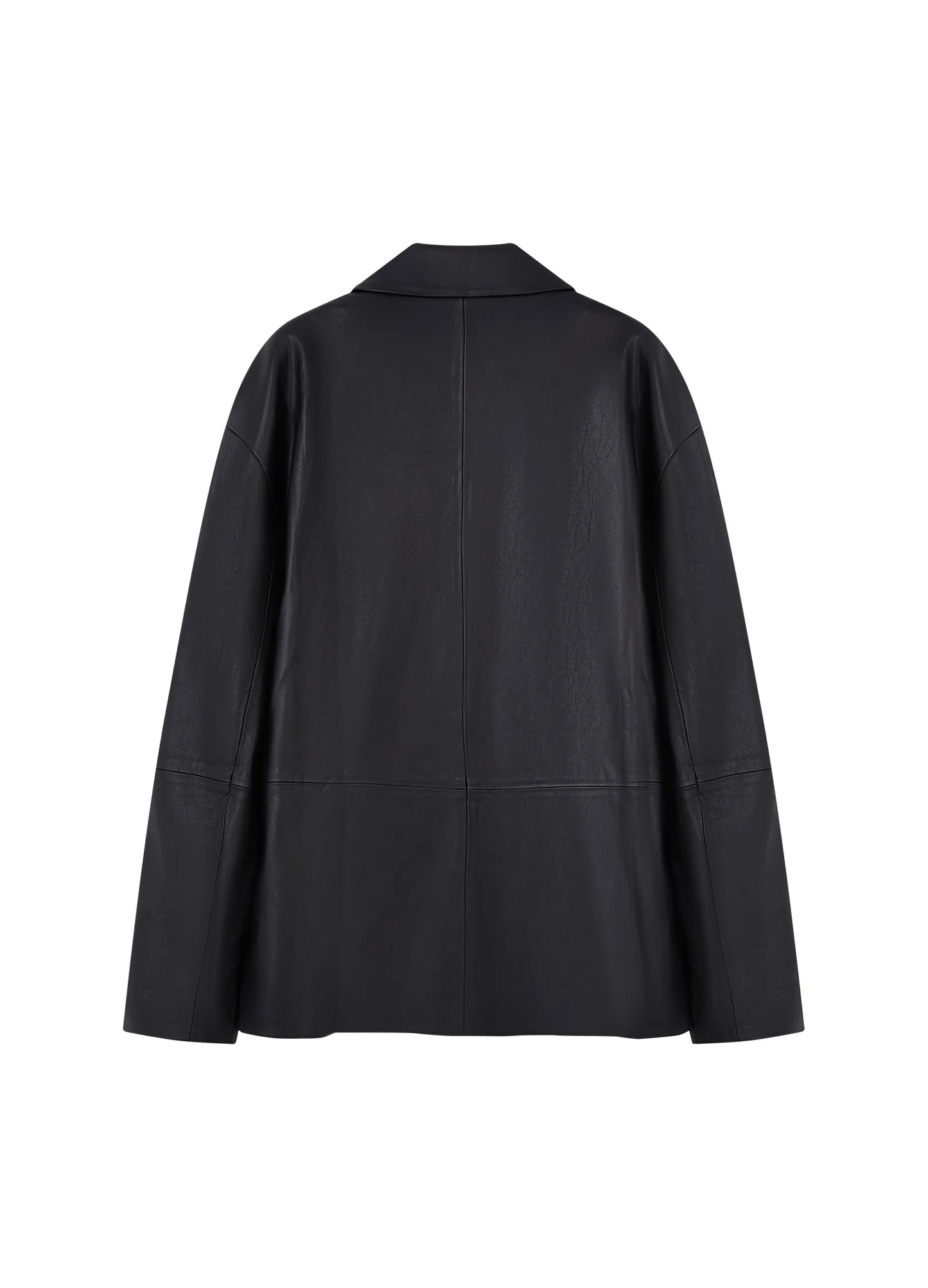 Retro Leather Blazer