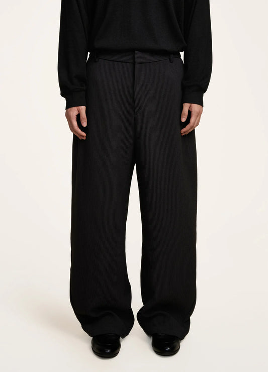 Ribbed Wide Trousers