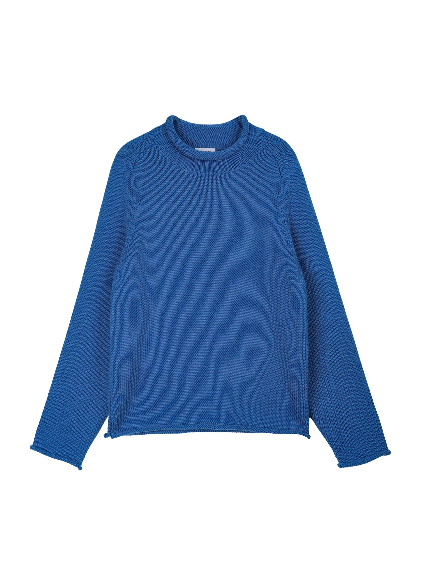 Rolled-Edge Wool Sweater