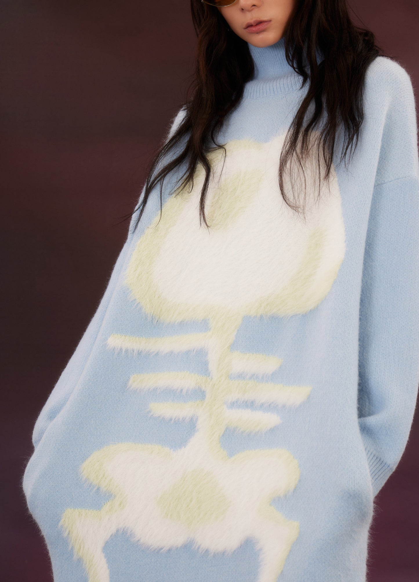 Skeleton Extended Sweater