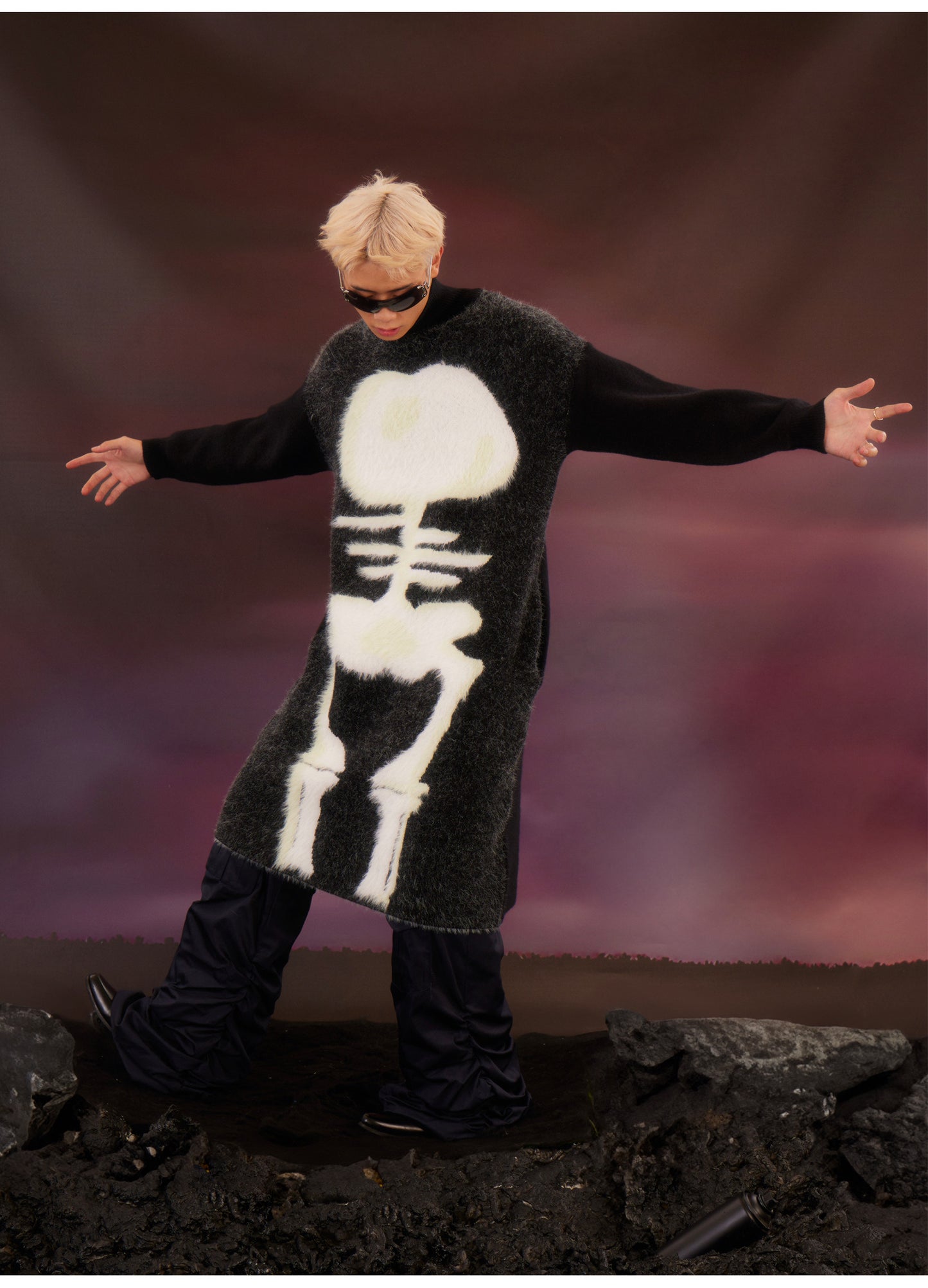 Skeleton Extended Sweater