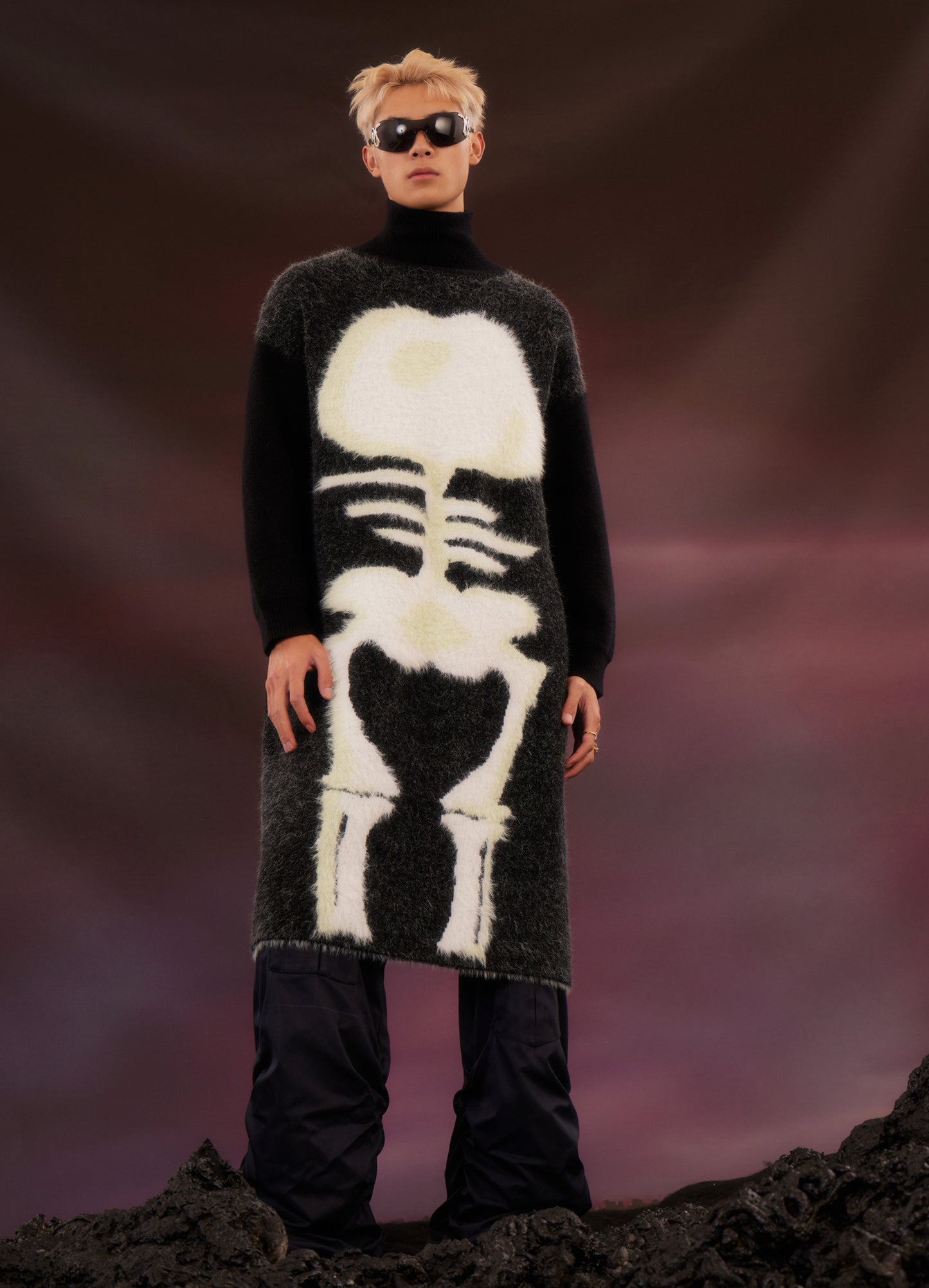 Skeleton Extended Sweater