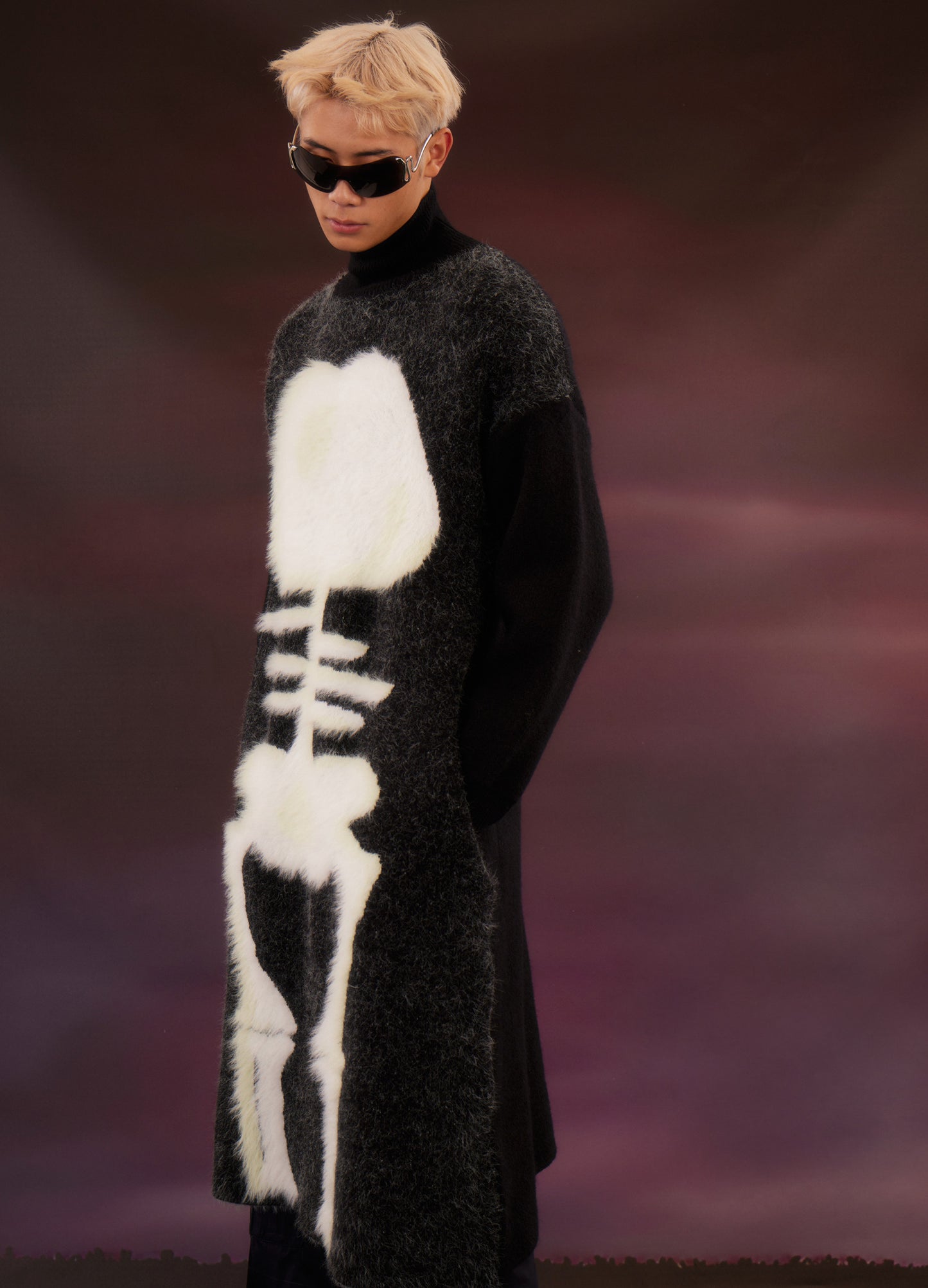 Skeleton Extended Sweater