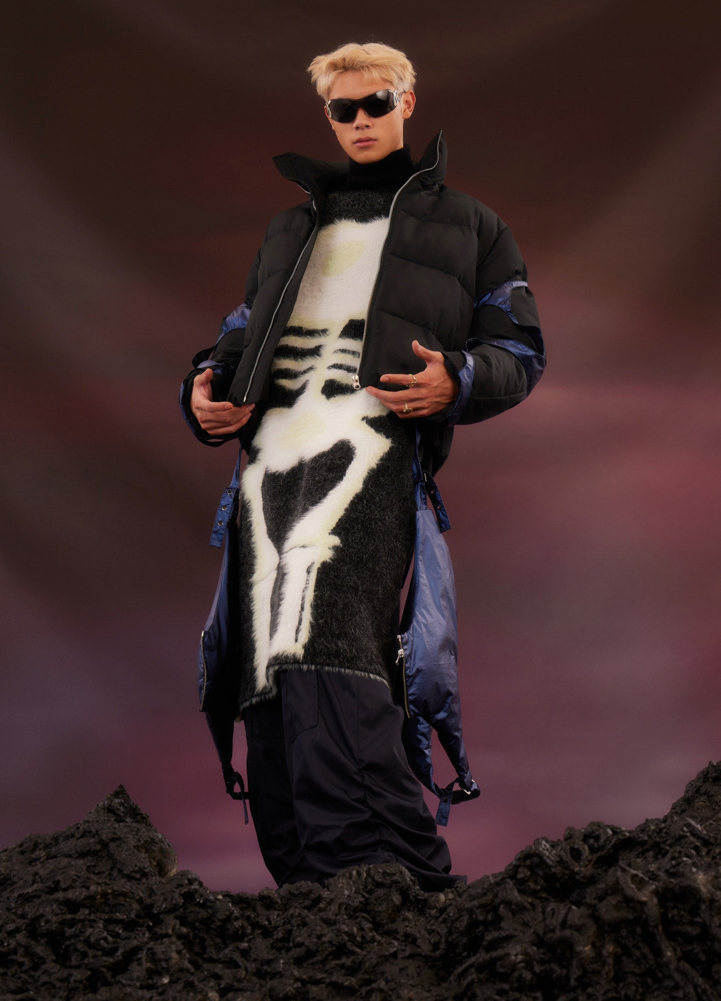 Skeleton Extended Sweater