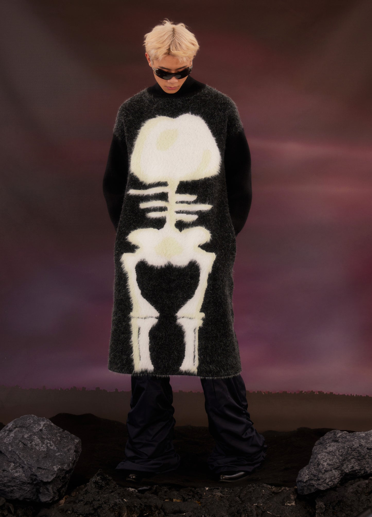 Skeleton Extended Sweater