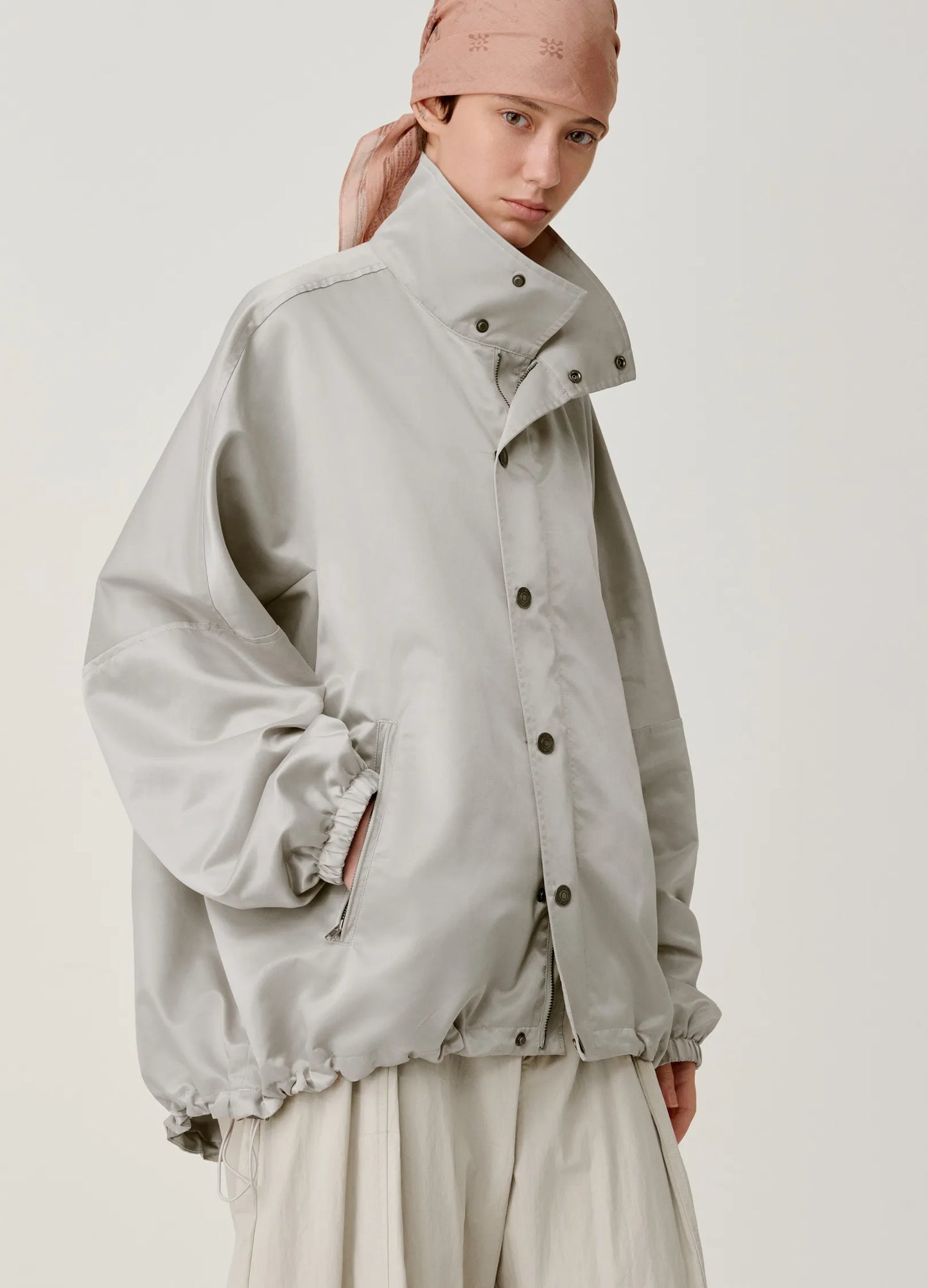 Satin Batwing Jacket