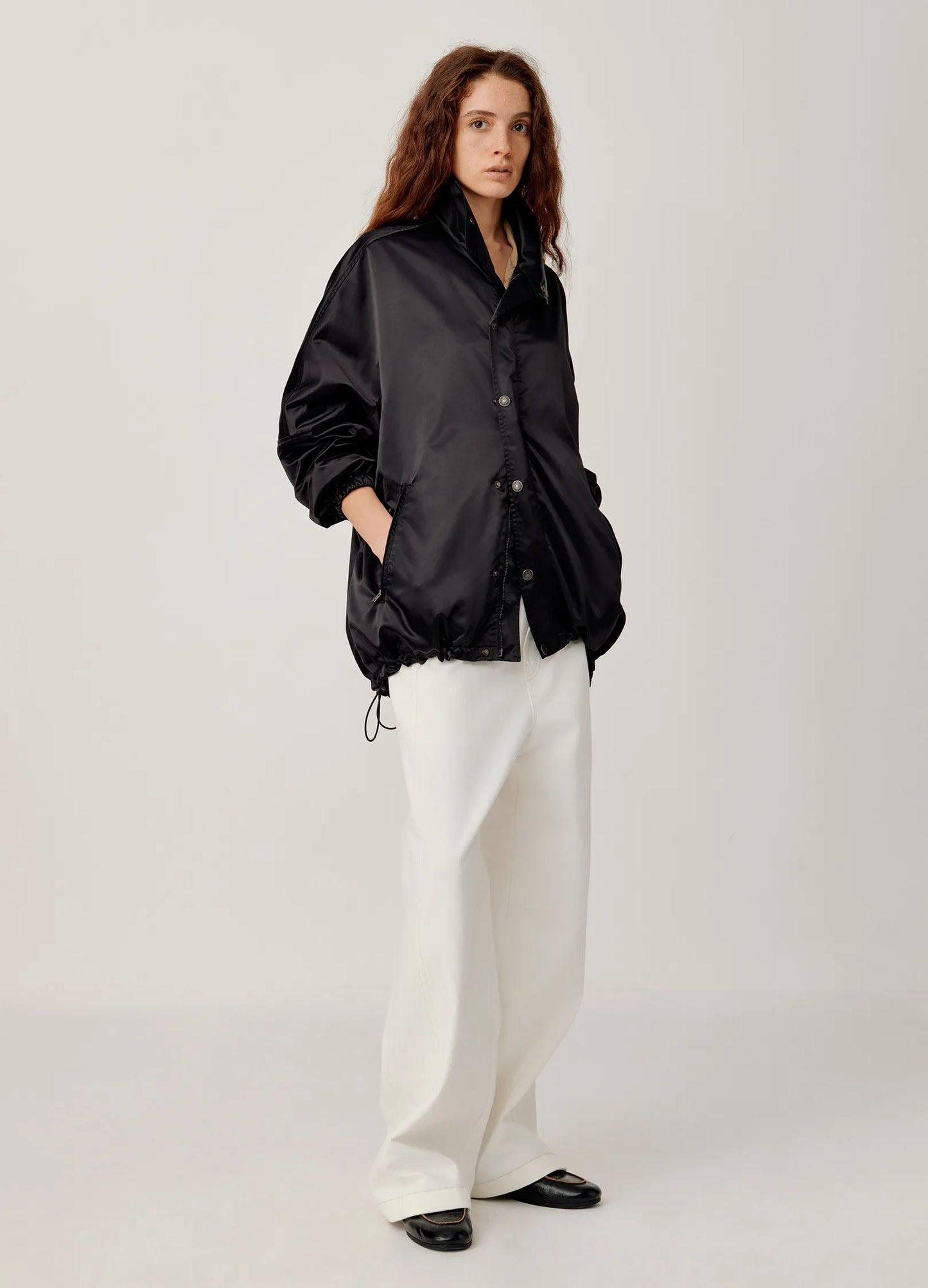 Satin Batwing Jacket