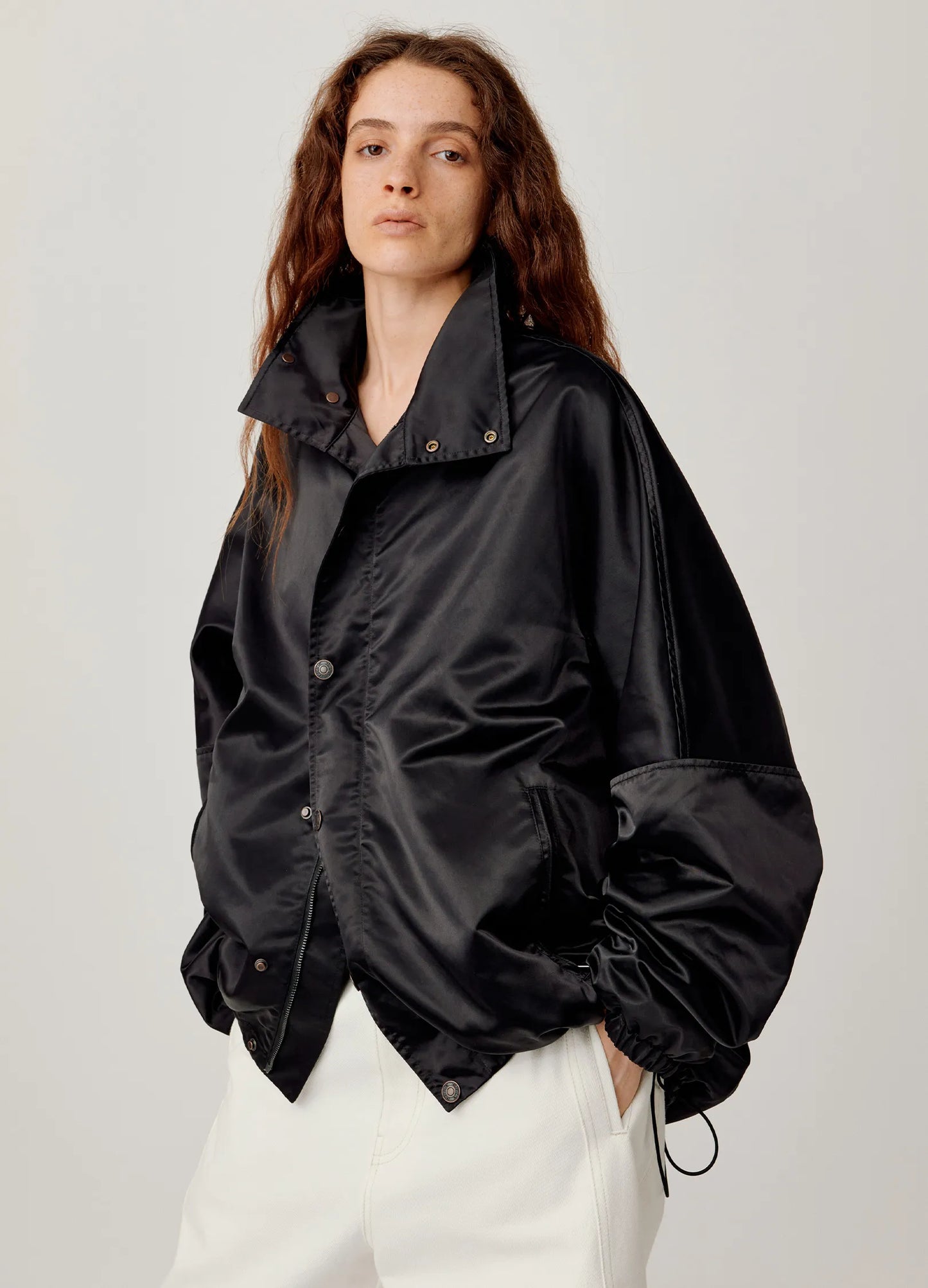 Satin Batwing Jacket