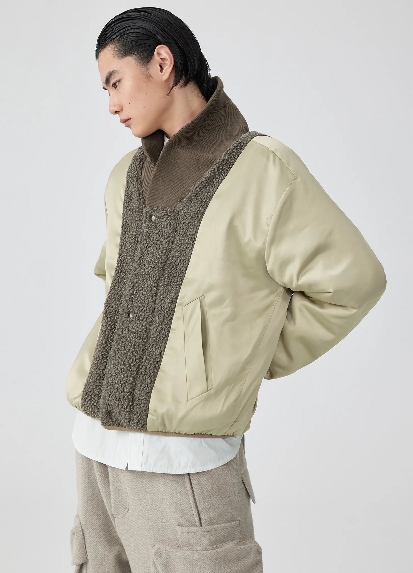 Reversible Shawl Jacket